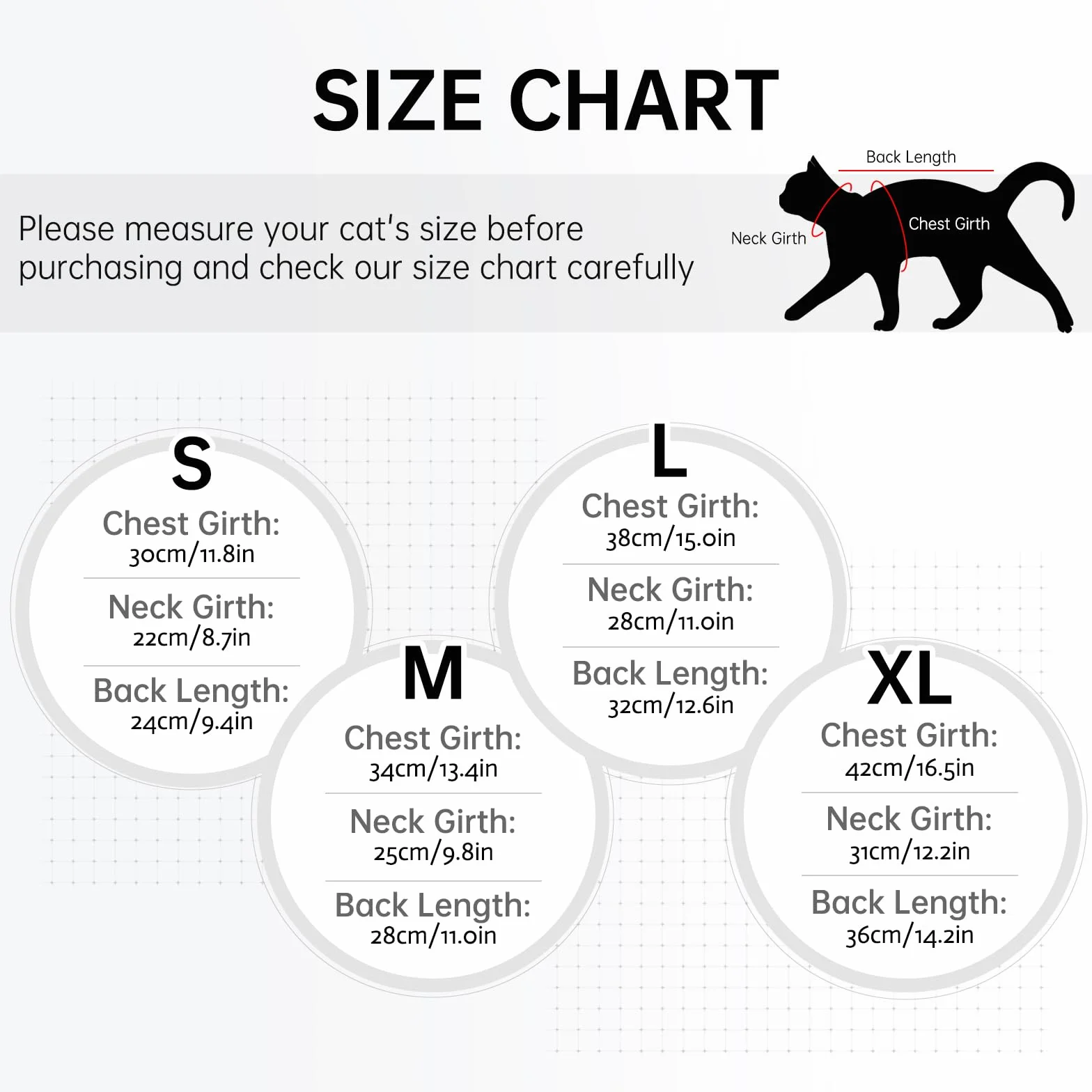 Combinaison Post-Opératoire Femelle Anti-Léchage pour Chat Gris Taille S