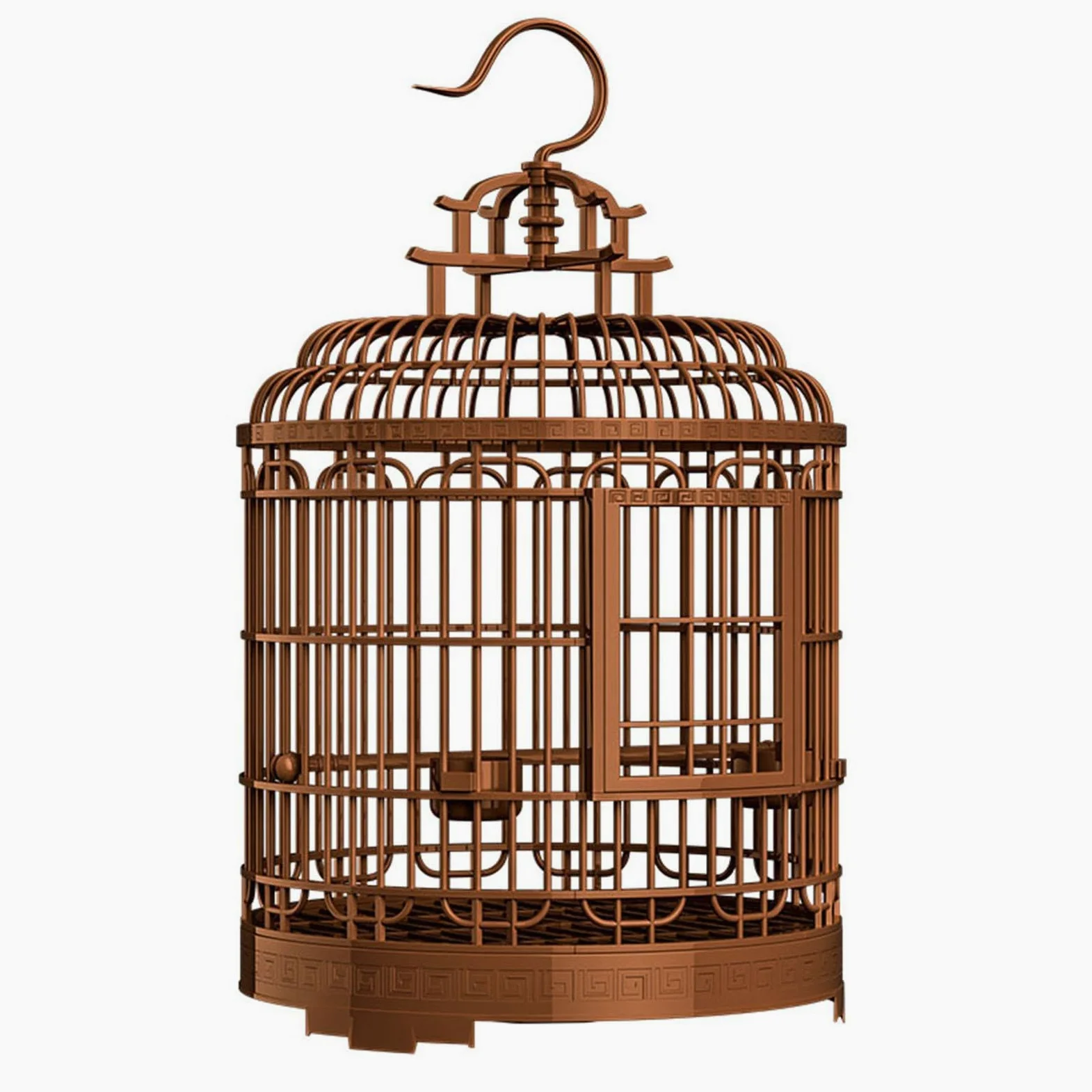 F Fityle Cage à Oiseaux de Luxe pour Perroquet, Grande Cage à perruches, Cage à Oiseaux pour aras, cacatoès, inséparables Gris, Petits Oiseaux, D