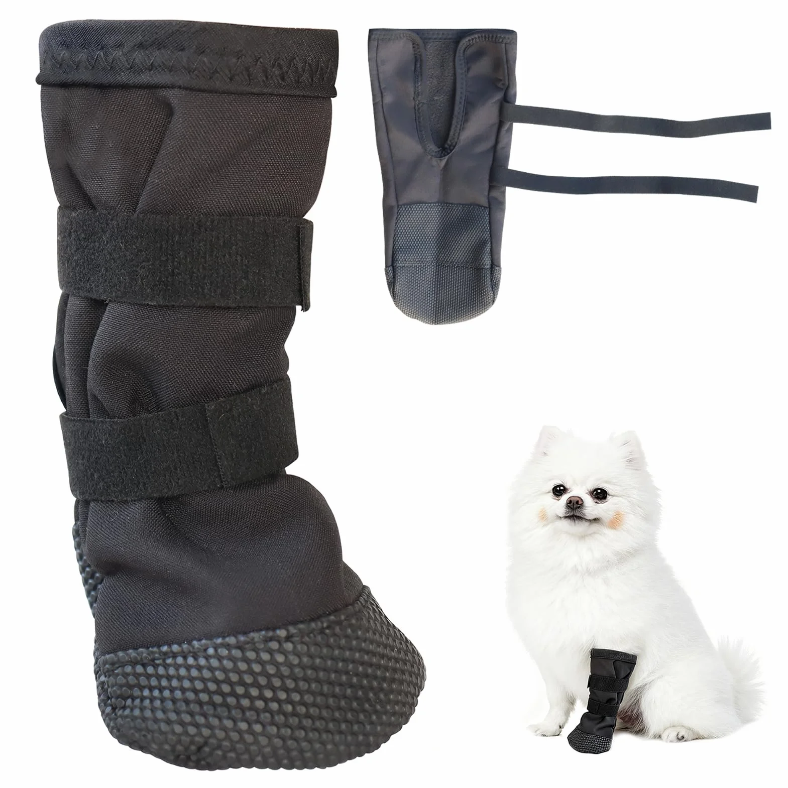 Bottes de Cicatrisation pour Chiens Antidérapantes Chaussette Protection Pattes Plaie (S)