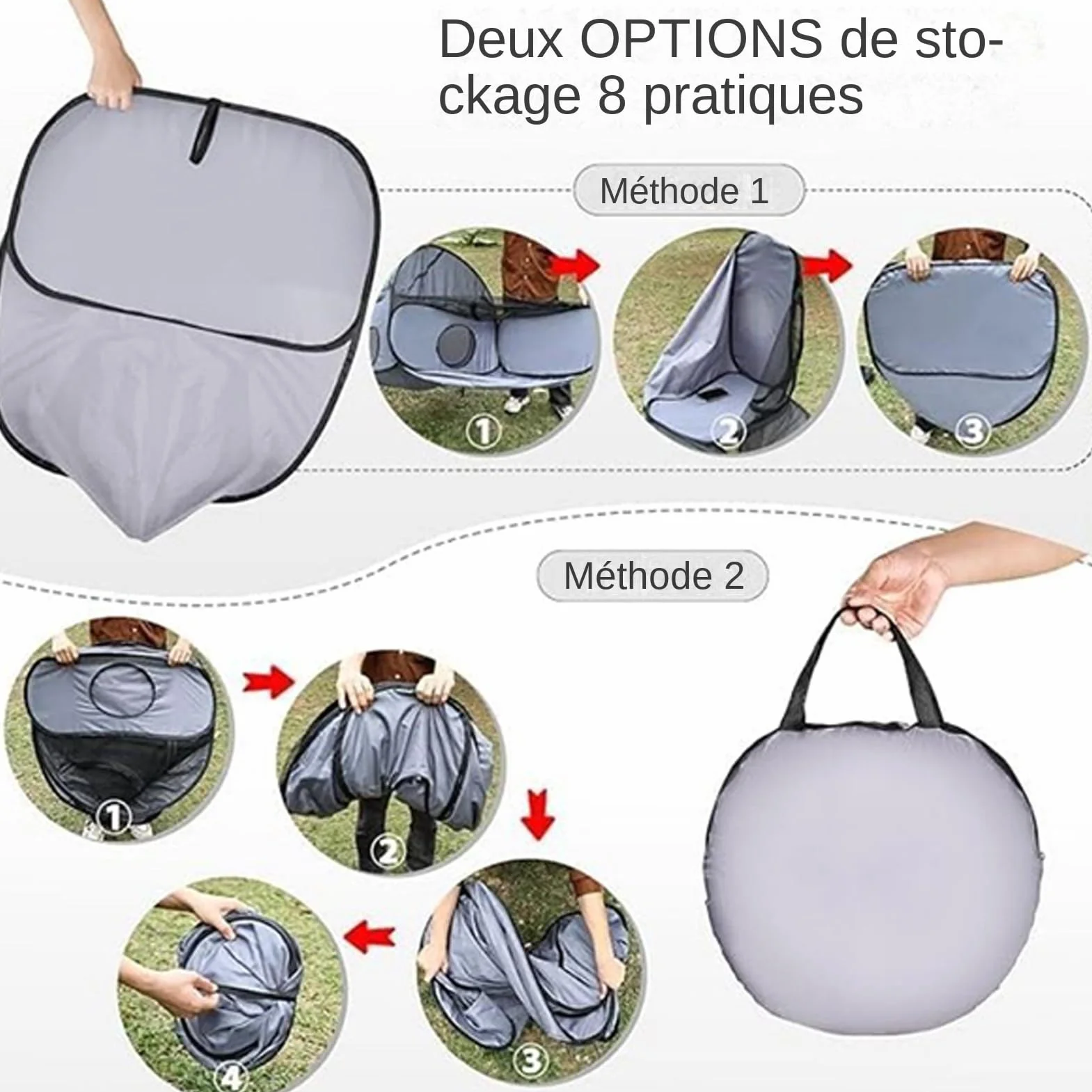 Parc d'Extérieur pour Chats - Tunnels d'Activités Pliable avec Tunnel - Jeux Intérieur/Extérieur