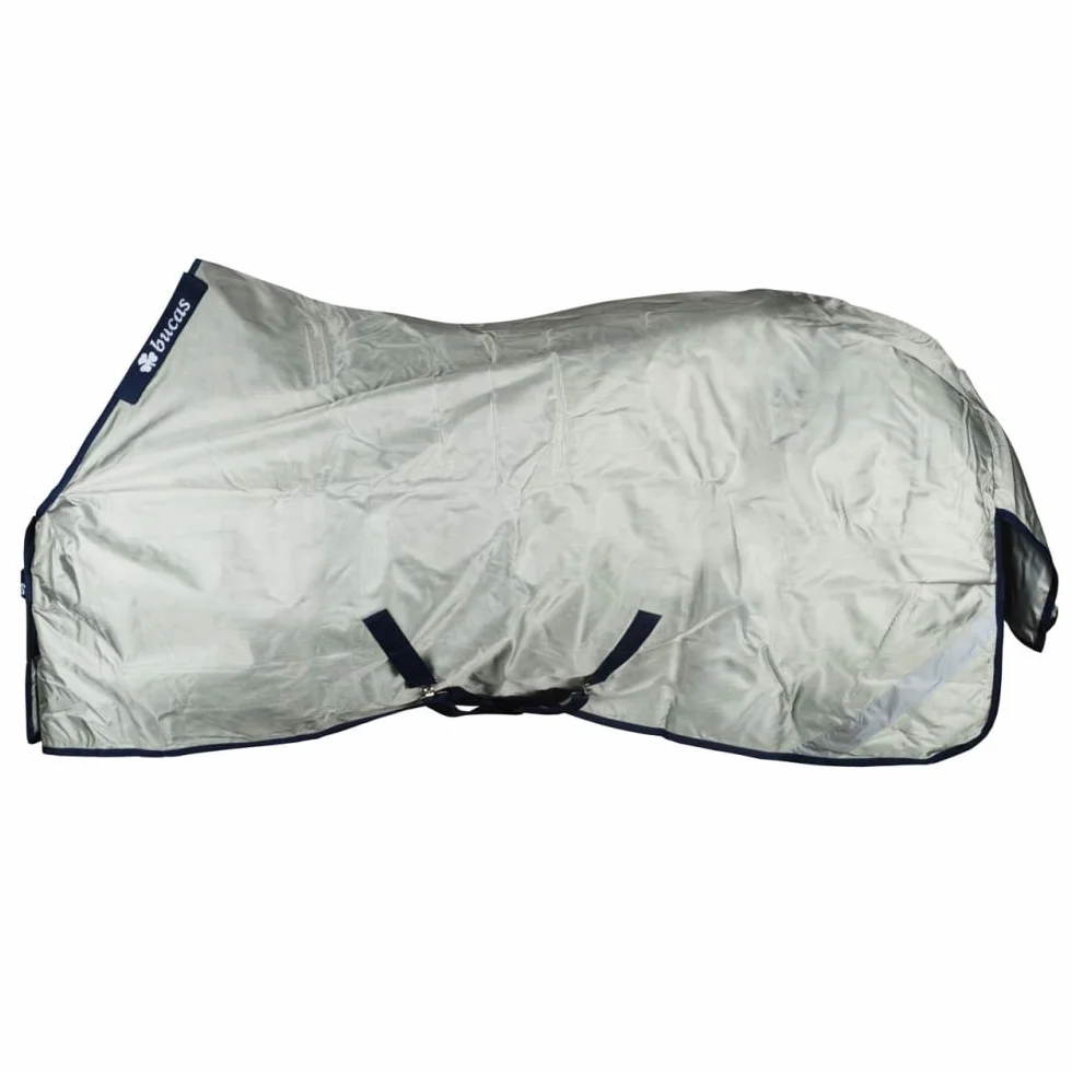 Bucas PowerTurnout Light Couverture Cheval Argenté 145 cm