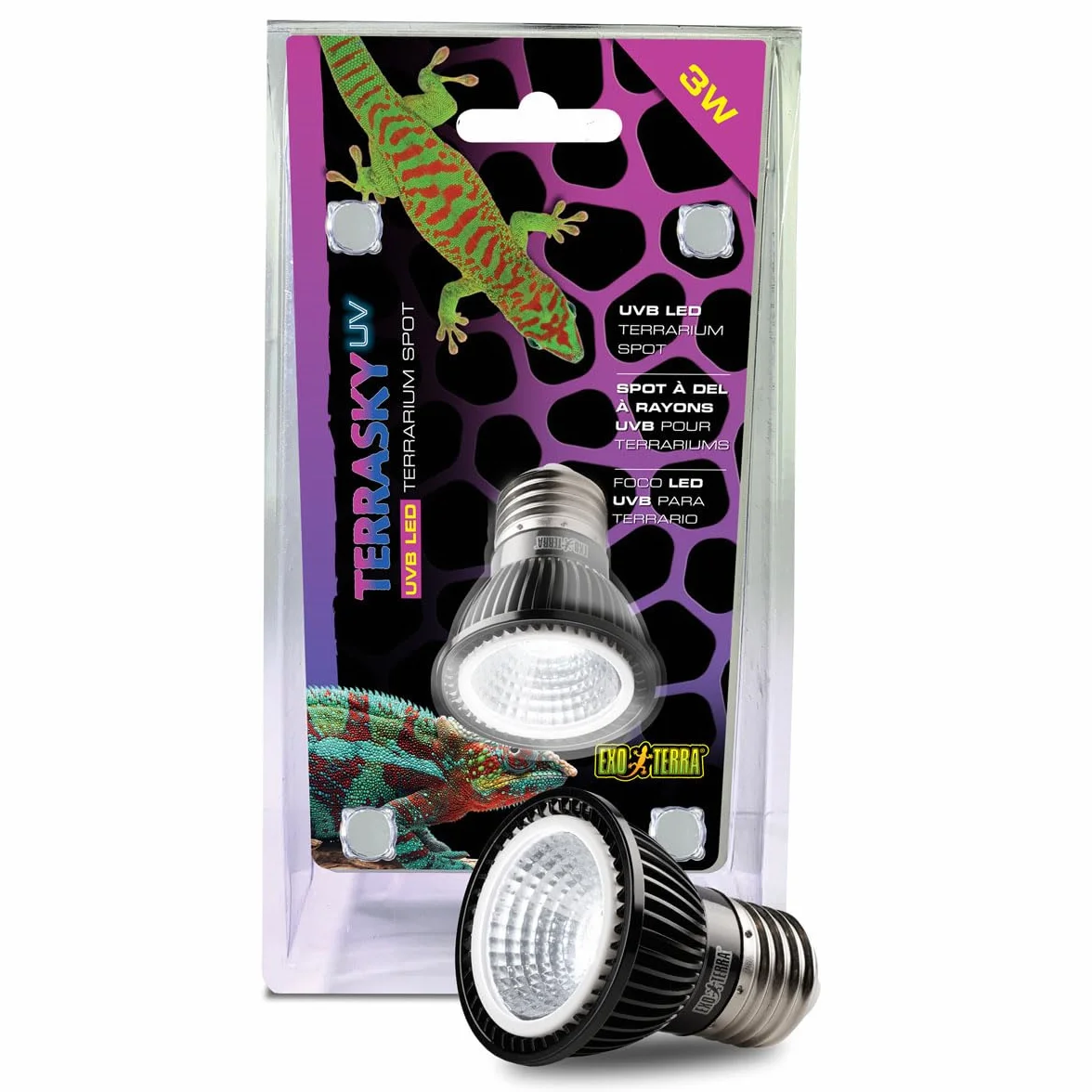 Exo Terra TerraSky Spot LED UVB 3 W terrarium