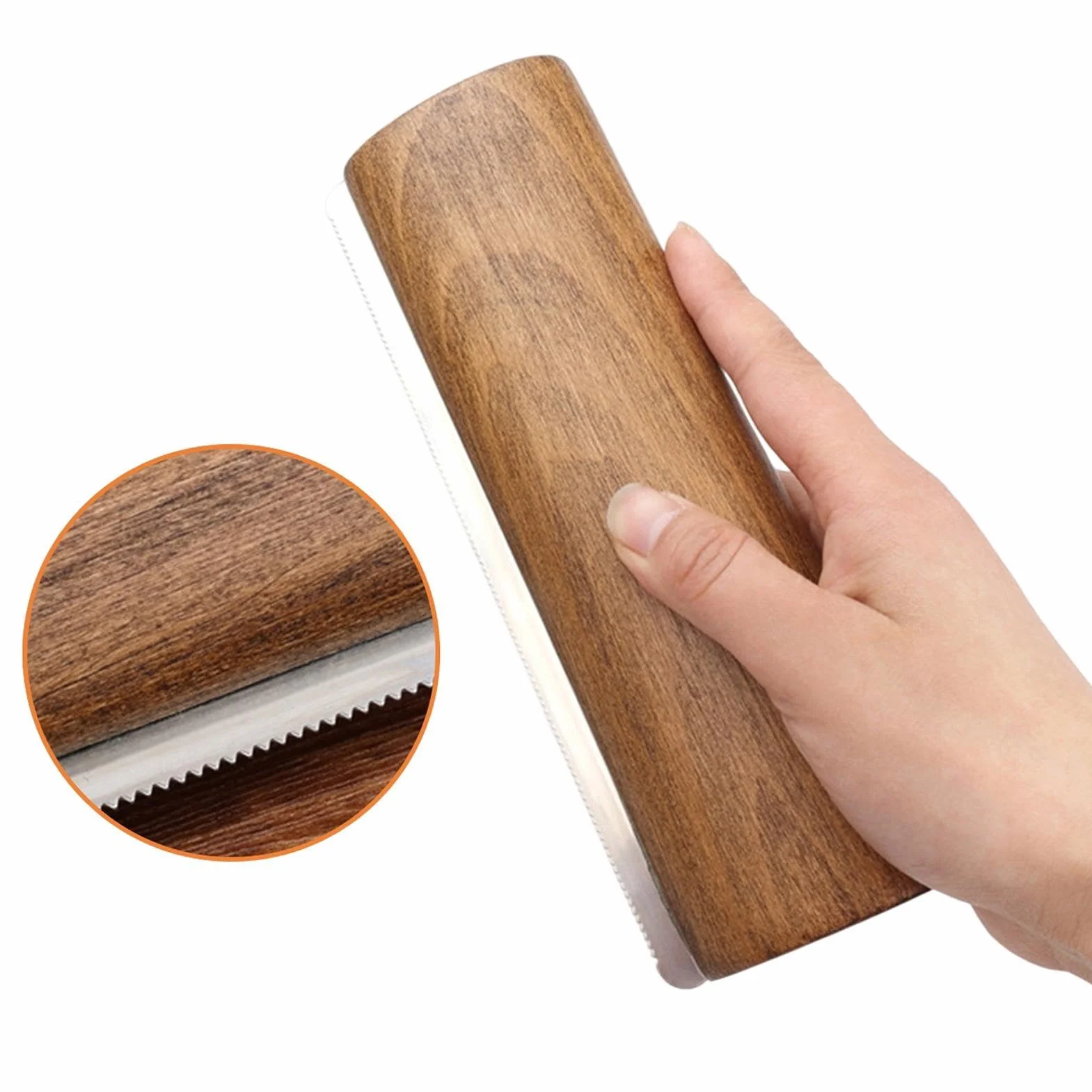 Brosses à cheval pour la mue en acier inoxydable avec manche en bois - Outil de délestage ergonomique