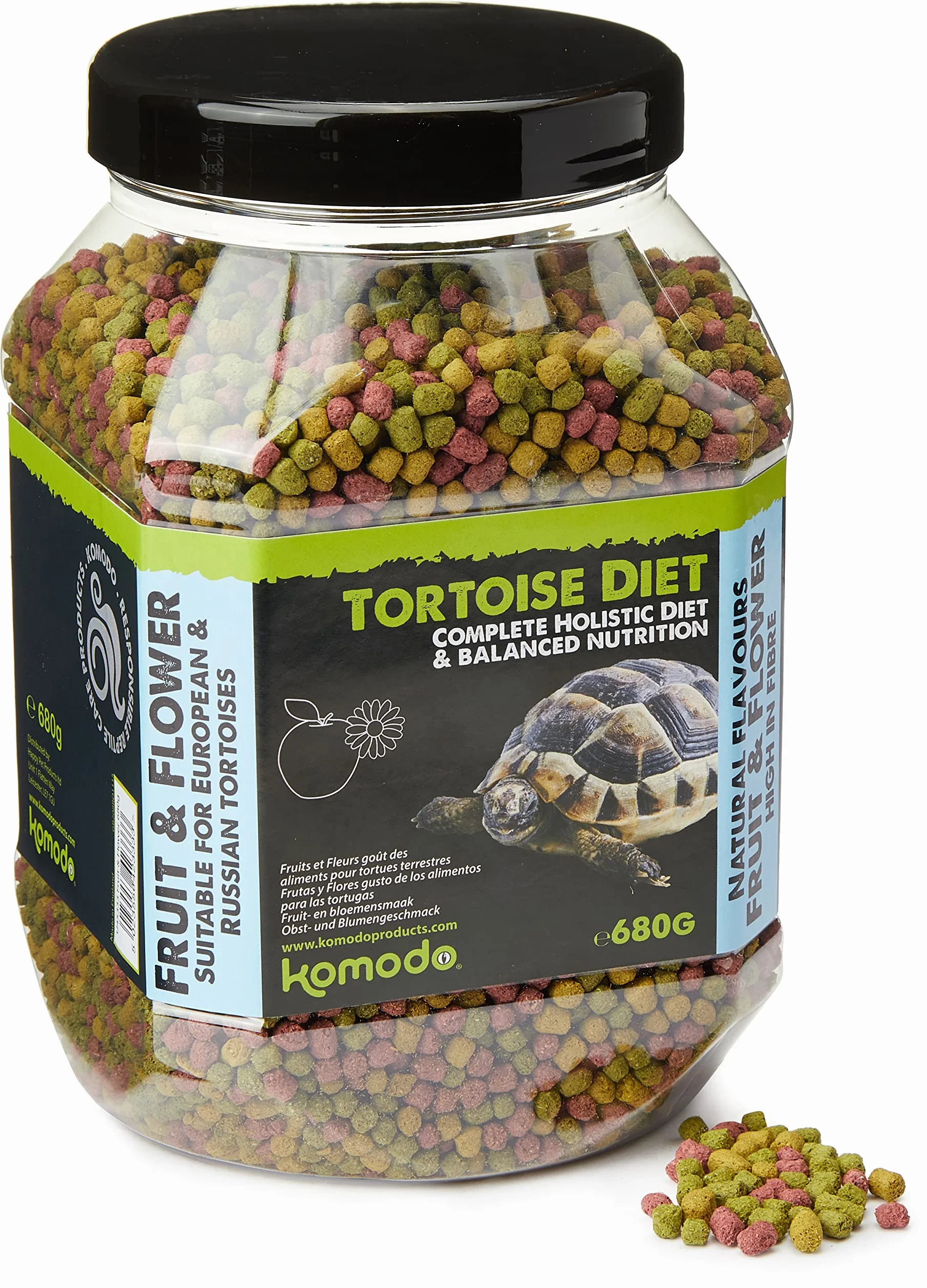 Komodo Diet Fruit & Flower Nourriture pour Tortue 680 g