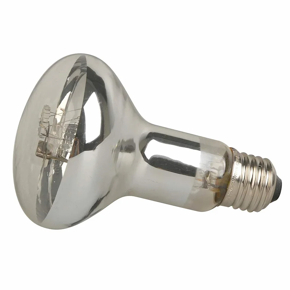 Lucky Herp Ampoule à vapeur de mercure UVA UVB 80W E27 R80 pour reptiles