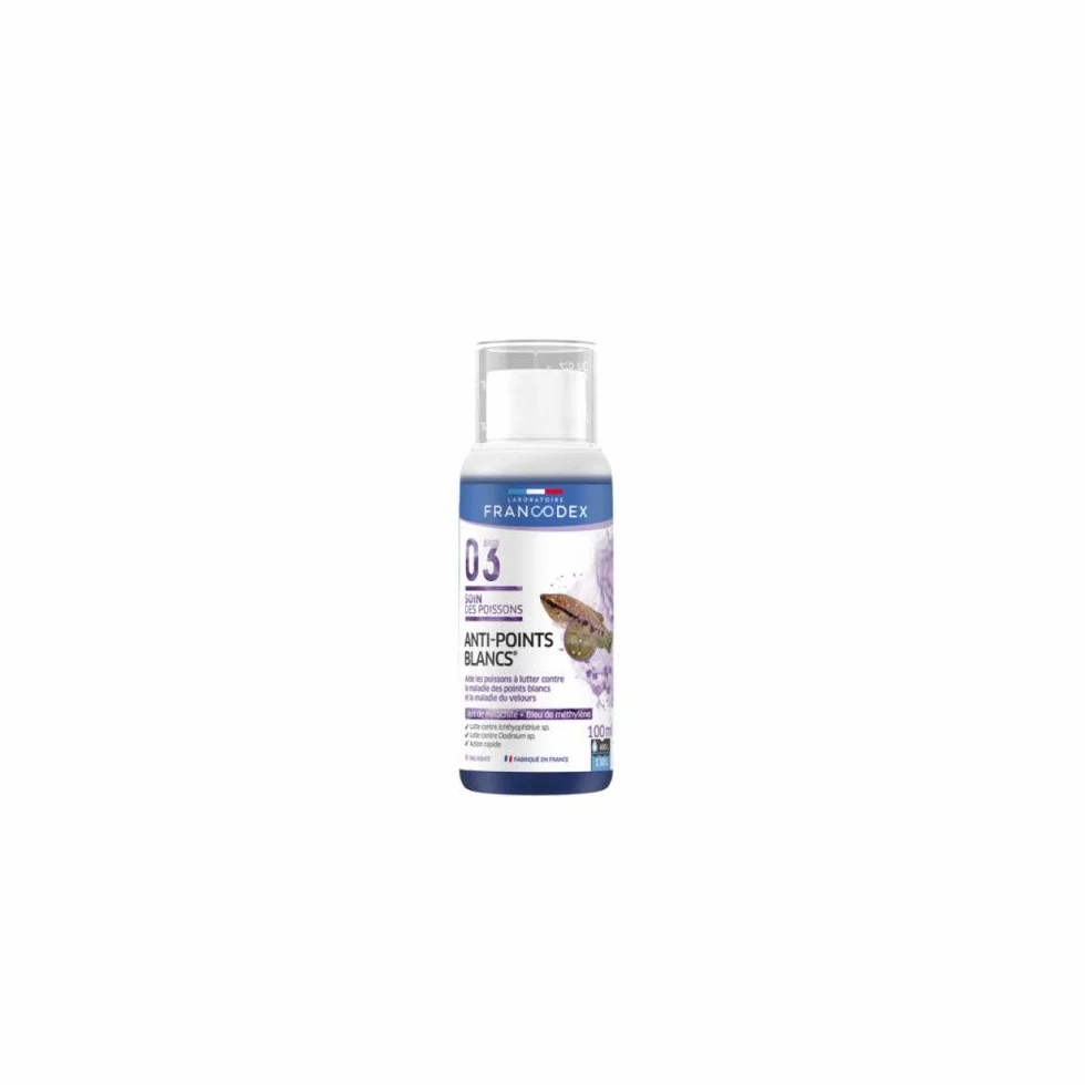 Francodex Traitement Anti-Point Blanc 100 ML pour Poissons