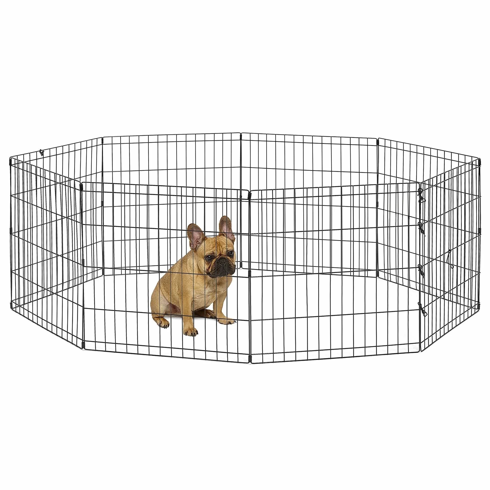 New World B550-24 Cage d'exercice pour chien noir 60,96 cm