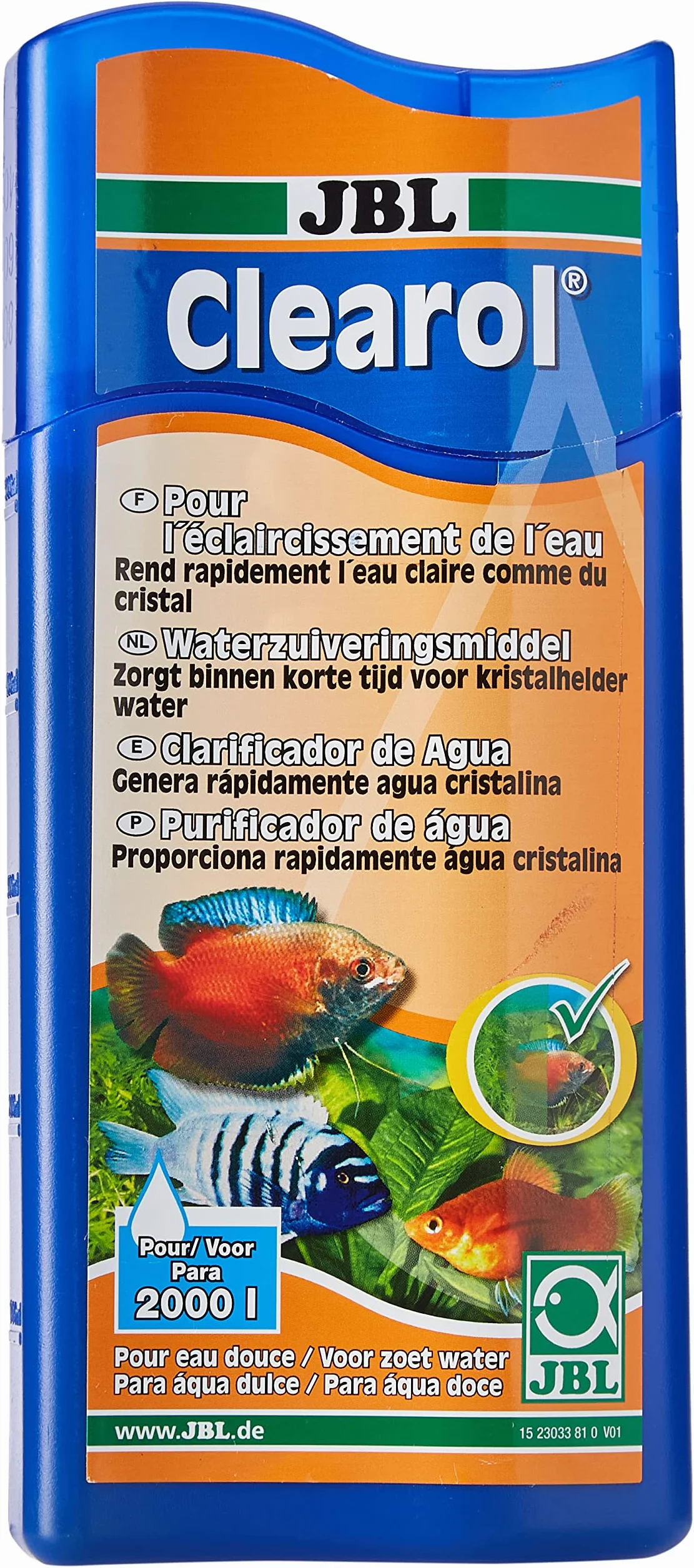 JBL Clearol Entretien/Traitement de l'Eau pour Aquariophilie 500 ml