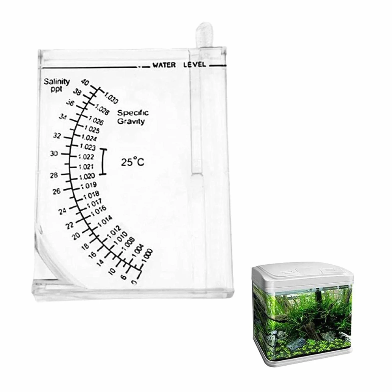 Hydromètre Automatique Précision Testeur Salinité pour Aquarium Eau de Mer