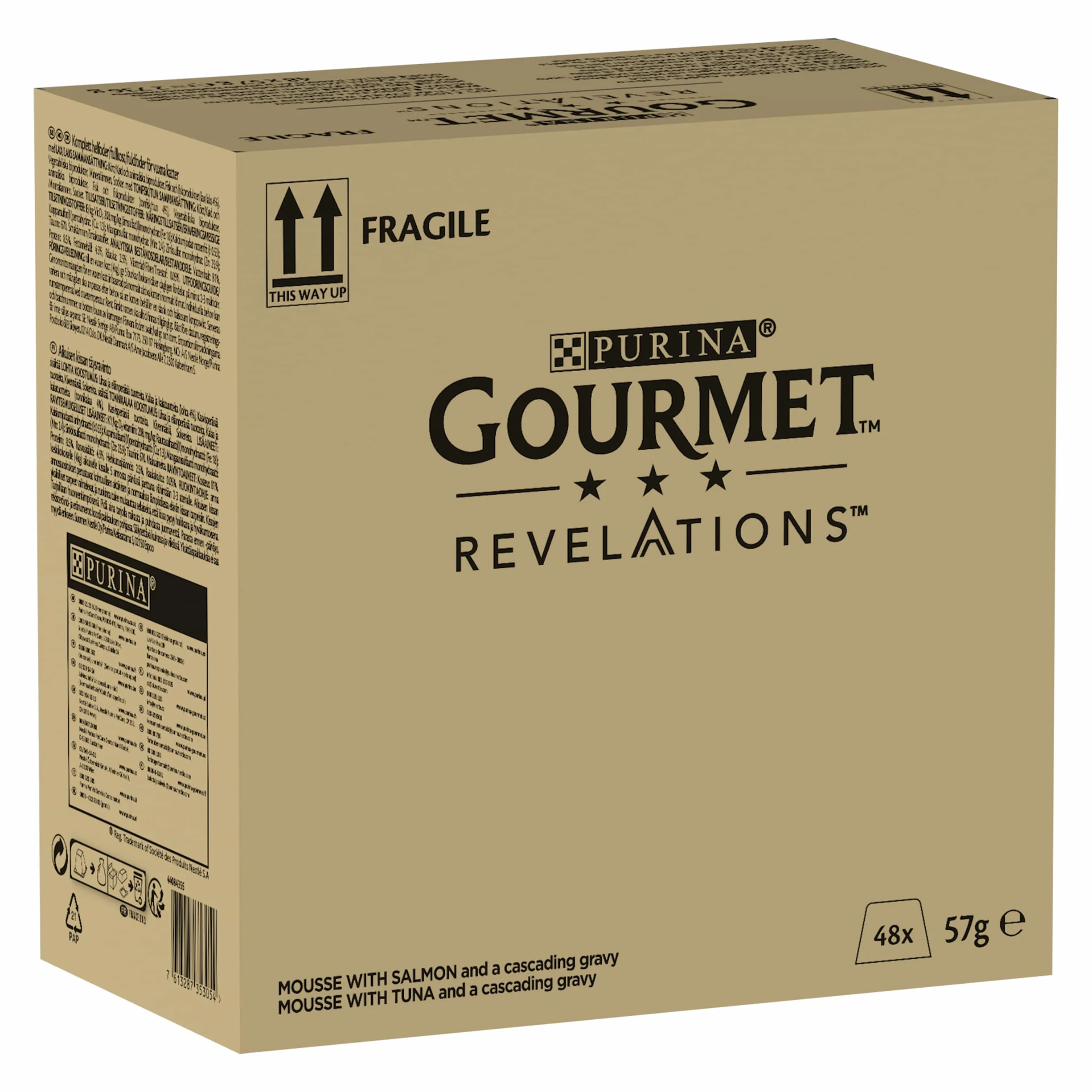 Gourmet Revelations Mousseline Thon Saumon 48x57g
