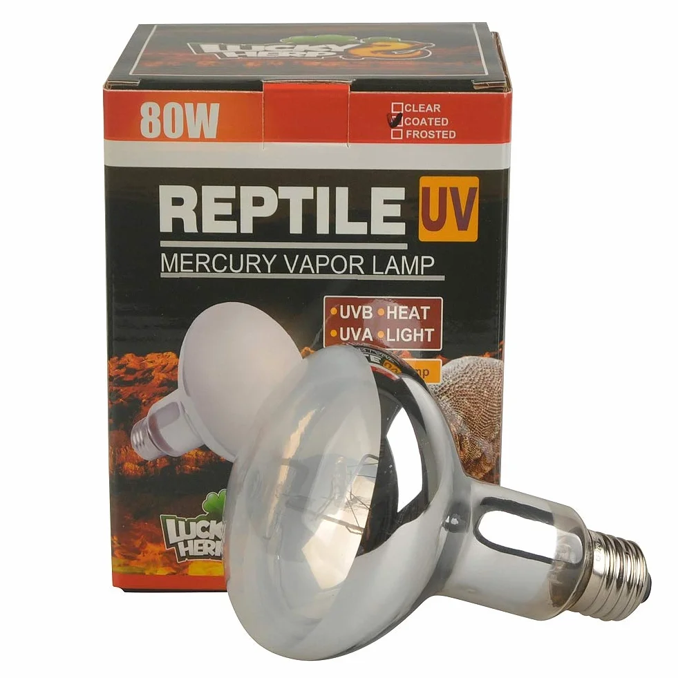 Lampa Reptile UVA/UVB à vapeur de mercure E27 80W