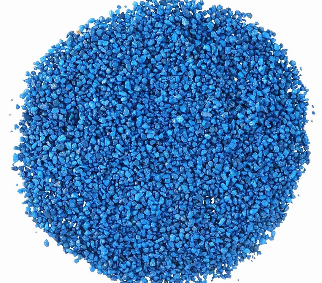 Dehner Aqua Gravier aquarium bleu gentiane grain 2-4 mm 5 kg