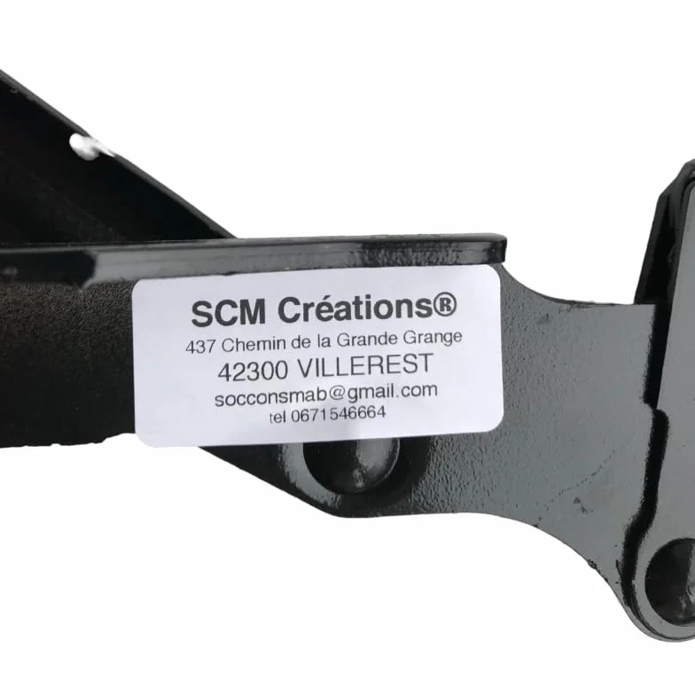 SCM Créations Paire d'articulation clic clac nsm avec 2 vis de sécurité