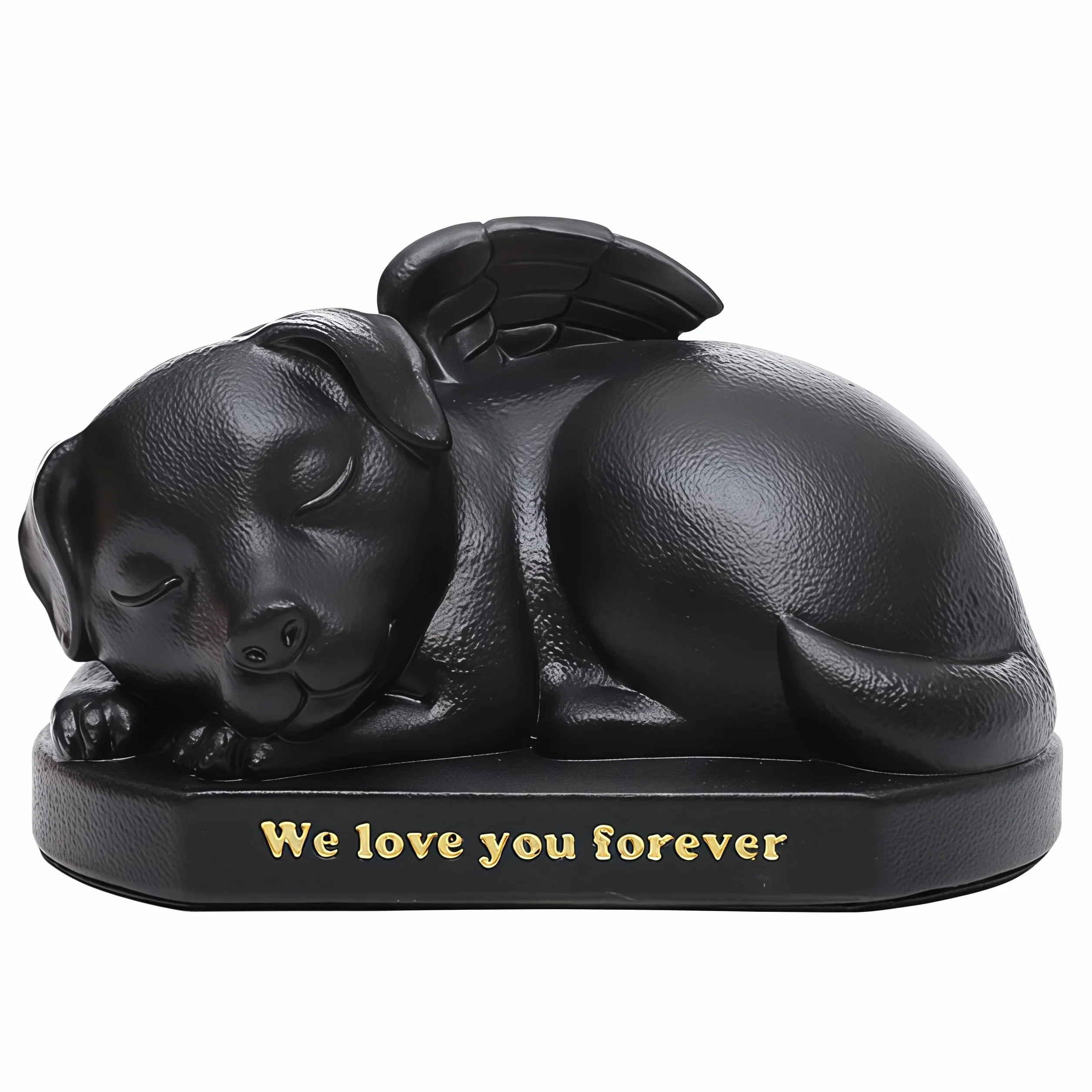Urne Funéraire Animaux de Compagnie Résine 18 x 14 x 11 cm Noir Chien