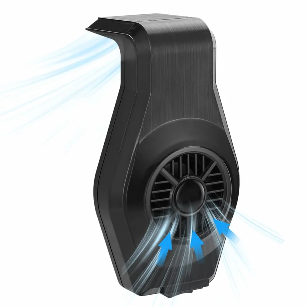 MiOYOOW Mini Refroidisseur d'aquarium, Petit Ventilateur d'aquarium USB Silencieux Refroidisseur d'aquarium Mural à Économie d'énergie avec Large Sortie d'air pour Eau Douce et Eau Salée