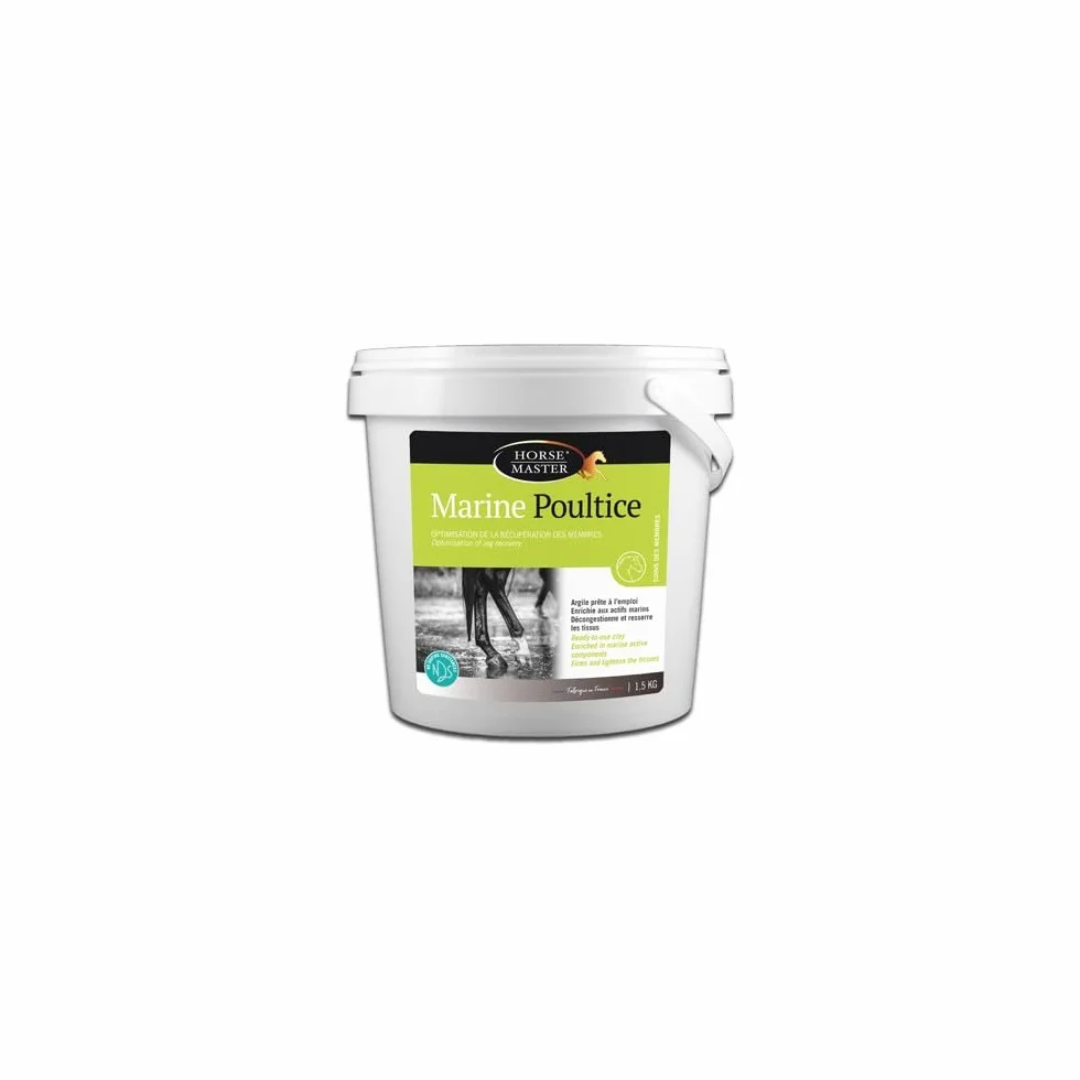 Pommier Nutrition Marine Poultice Argile Kaolinite Montmorillonite Cheval 3kg