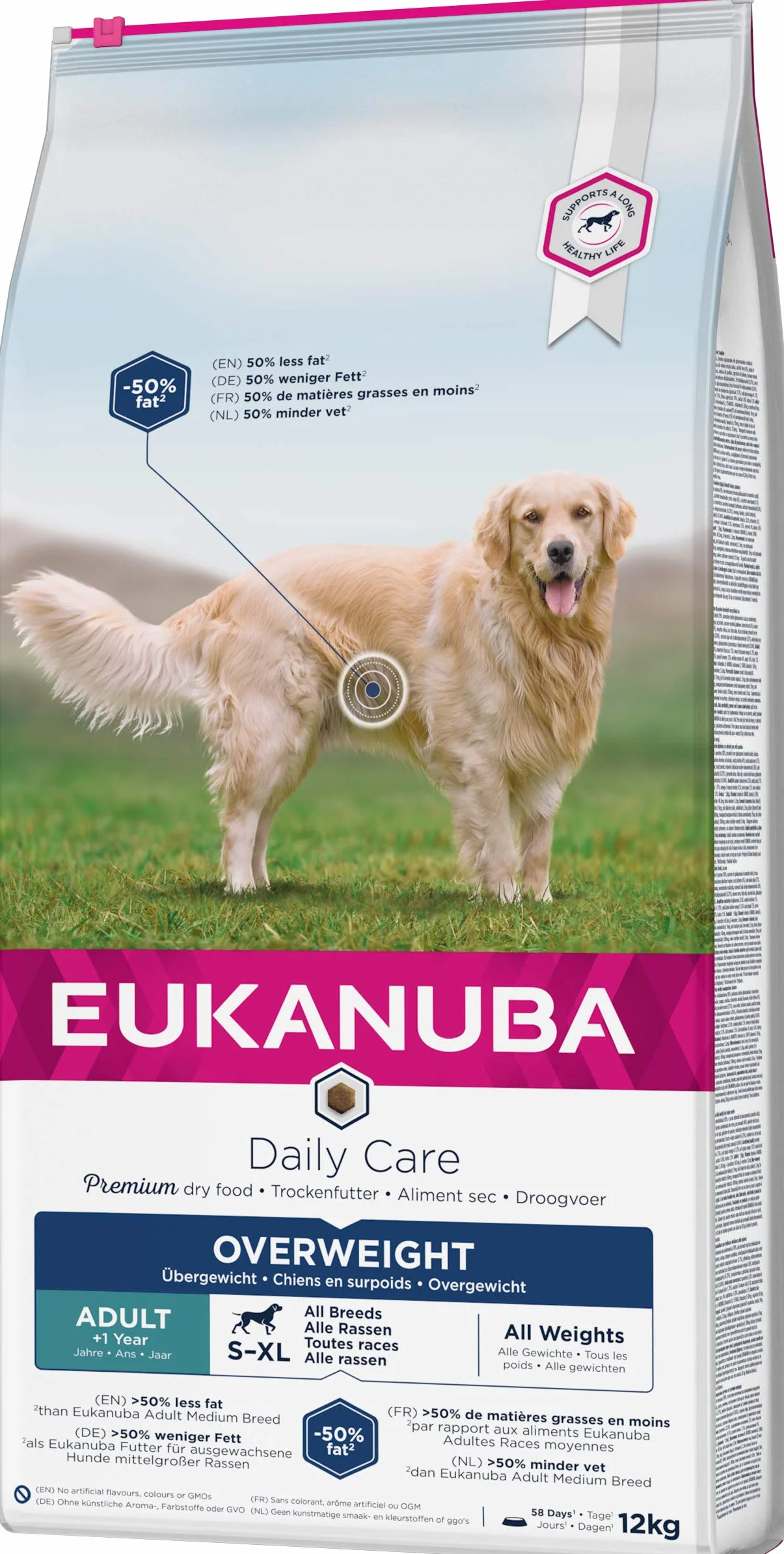 Eukanuba Adulte Daily Care Surpoids Stérilisés Poulet 12kg