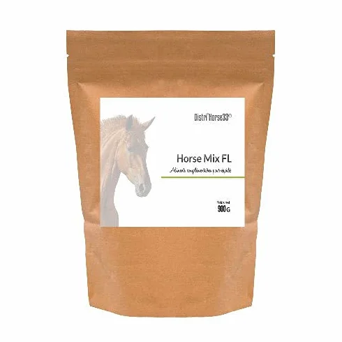 Horse Mix FL Cheval 900 g Fenugrec Levure de Bière Vitamine B12 Complément Naturel Chevaux Maigres