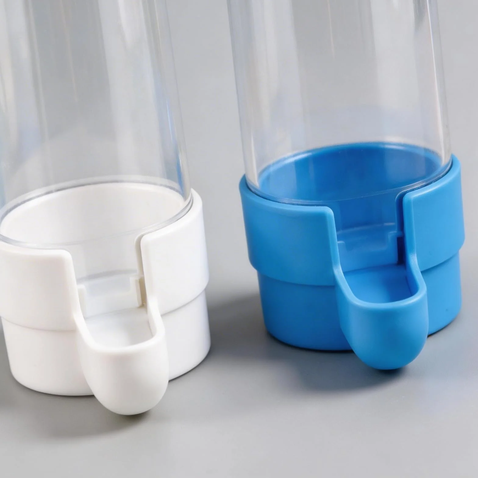Abreuvoir Automatique pour Oiseaux 2 Pièces 90 ML Blanc
