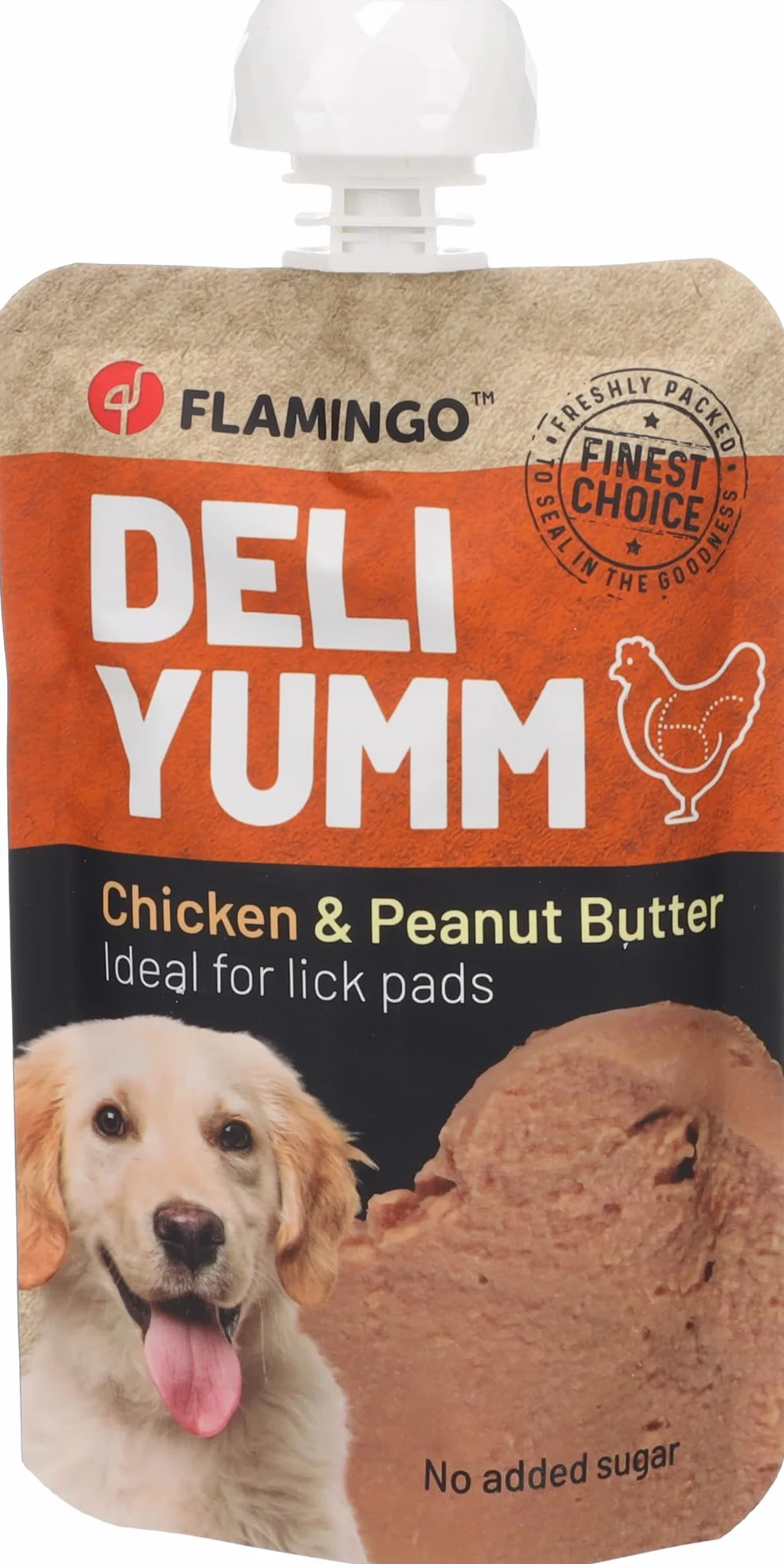 Pâte Snack Poulet & Beurre de cacahuète pour Chien - Tapis de léchage 90 g
