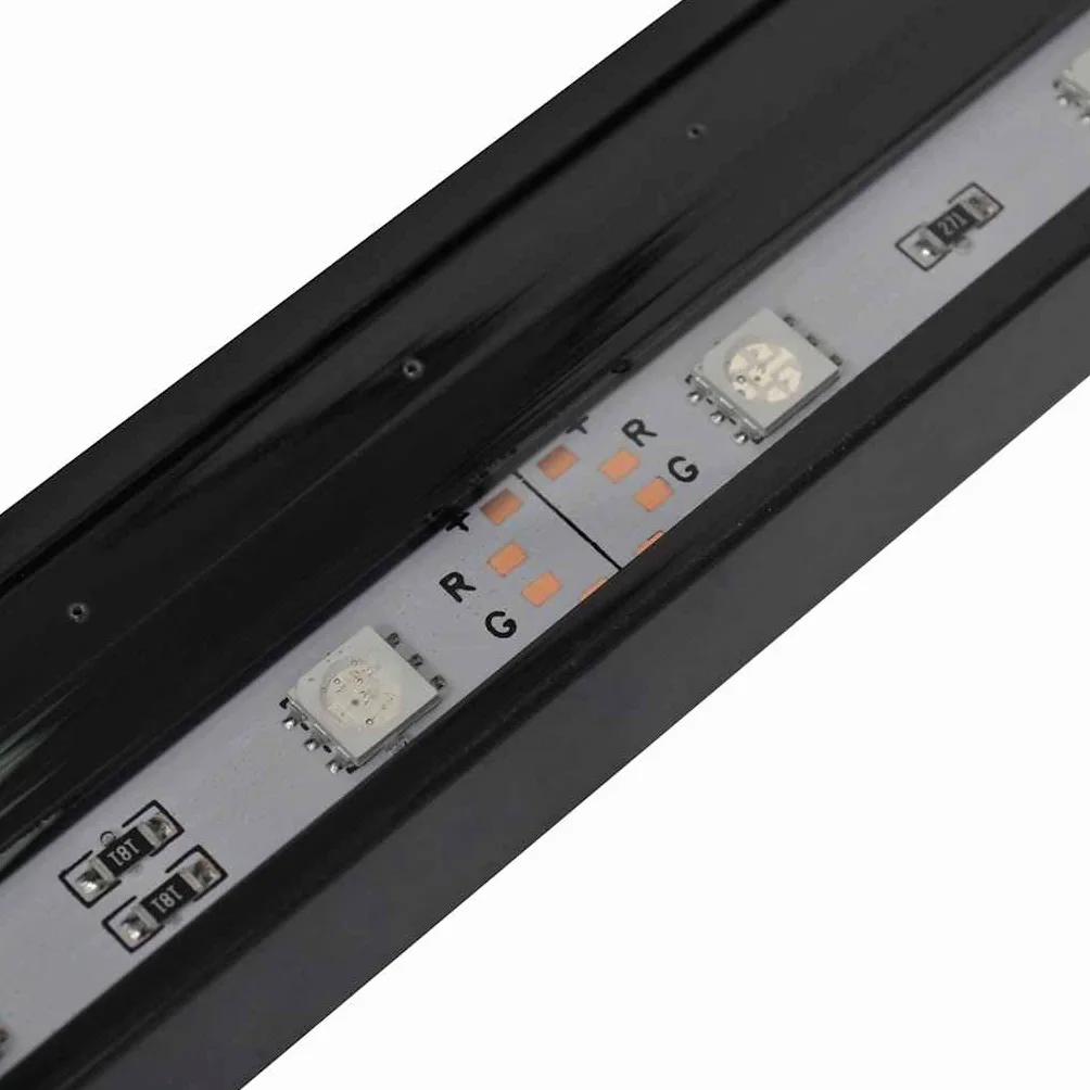 Lampe LED de Bulles d'aquarium RVB 56,5 cm, Éclairage LED pour Aquarium