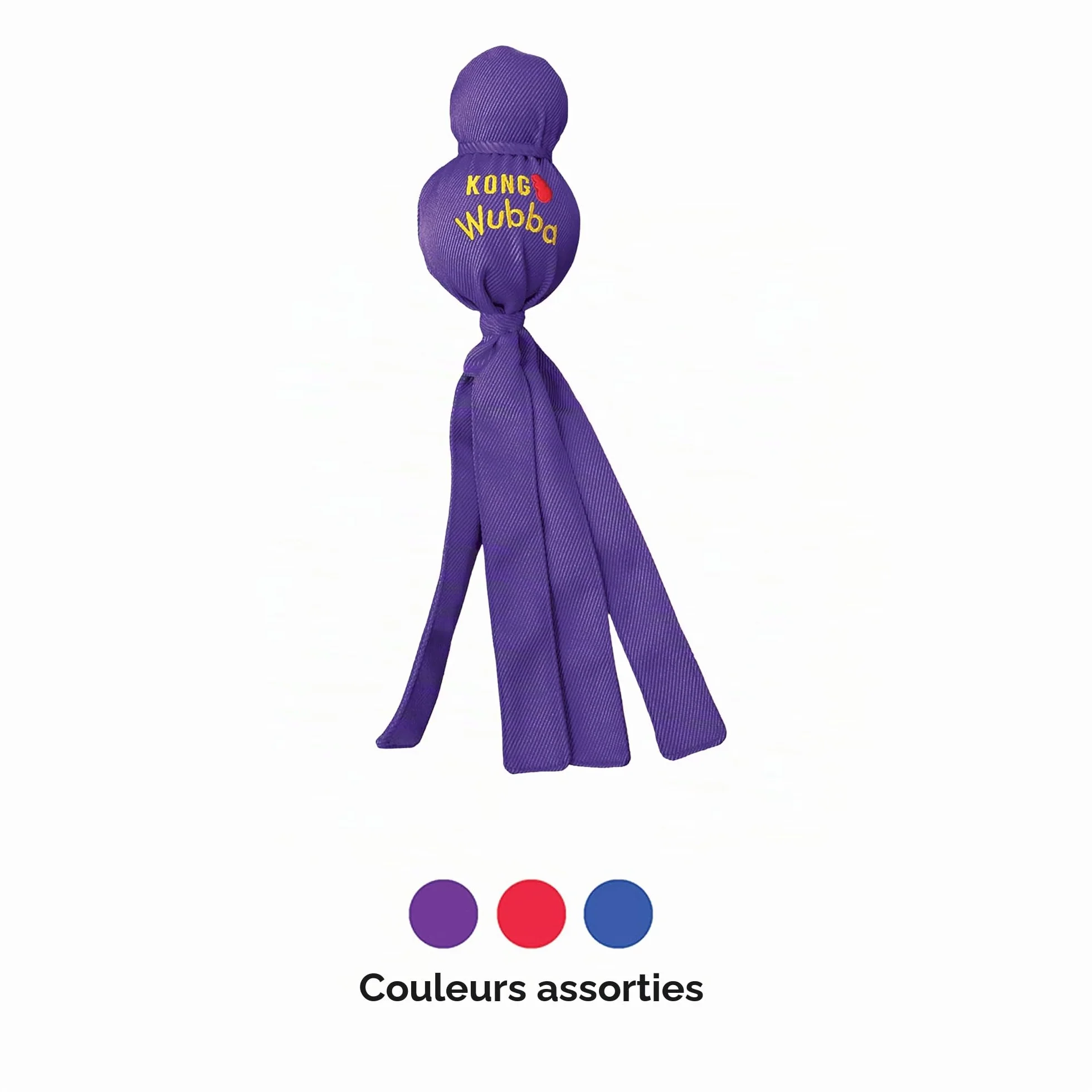 KONG Wubba - Jouet pour Chien pour Tir À La Corde Et Récupération - Fournitures pour Jeux De Chiot Et Chien - pour Grands Chiens