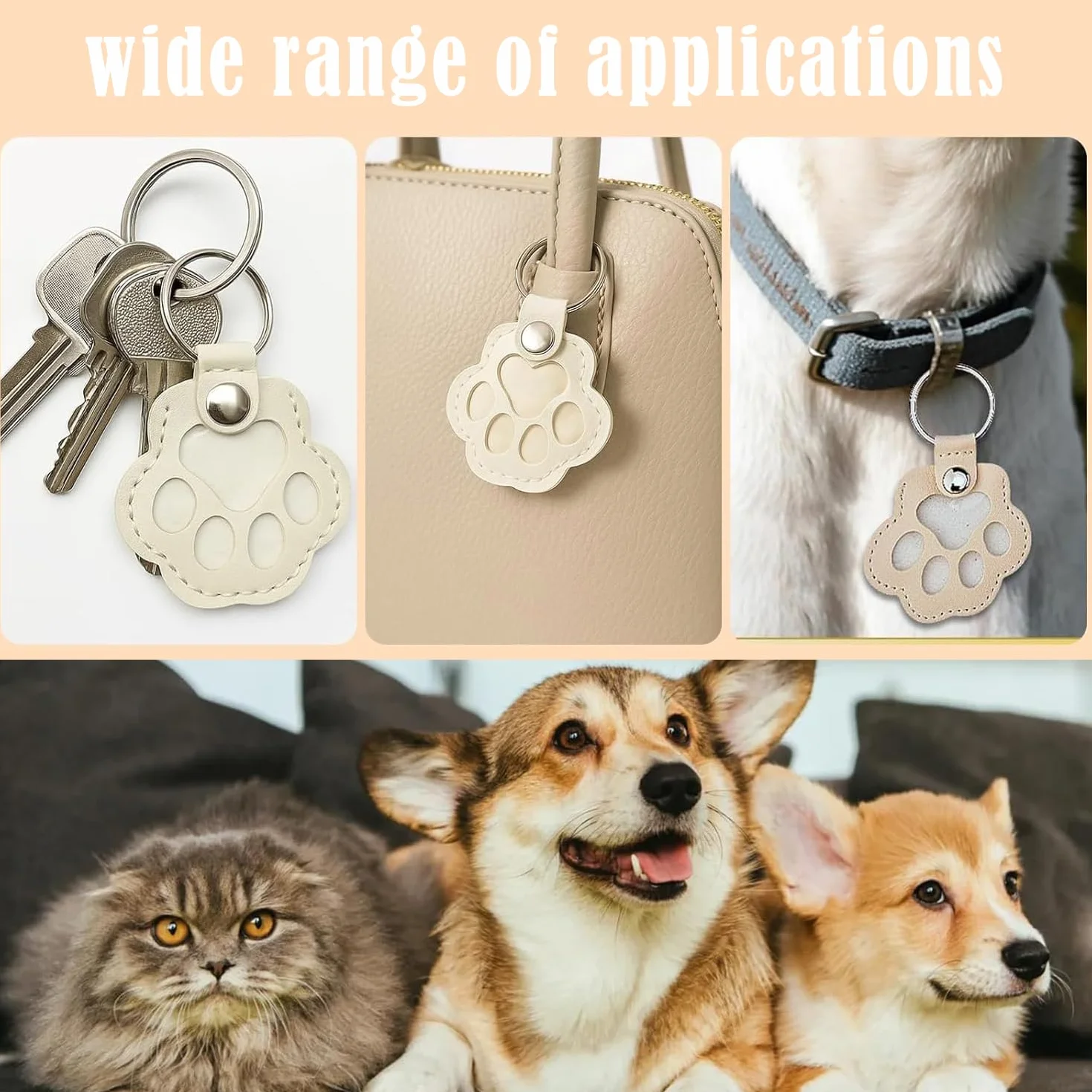 Boîte à Souvenirs Personnalisée pour Poils d'animaux, Rangement pour Poils d'animaux, Porte-Clés en Fourrure pour Animaux De Compagnie (Noir, Blanc, Jaune, Brun Chocolat)