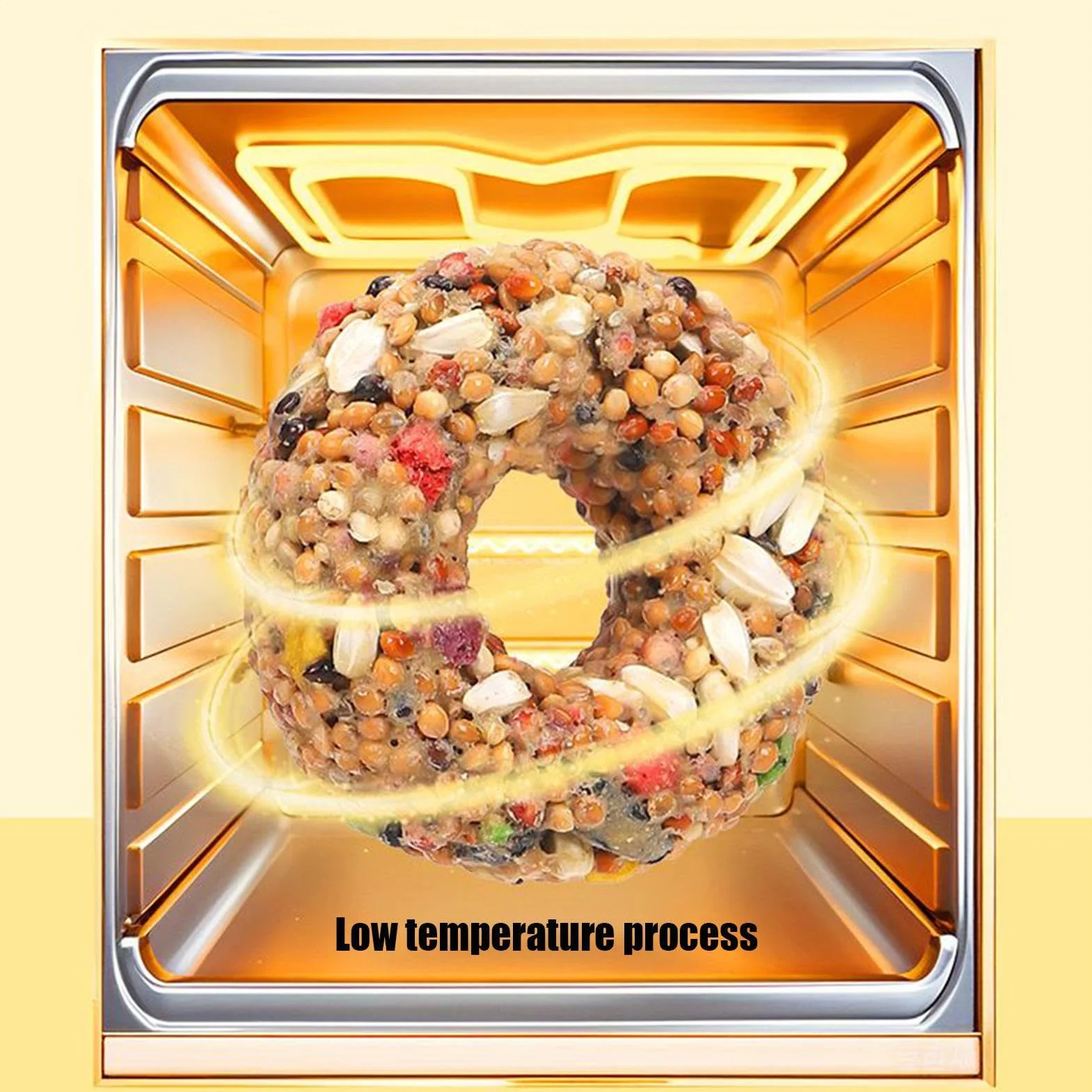 Friandises pour Calopsittes Anneau À Mâcher en Grains Enrichissement Jeu Perruches Inséparables Volière