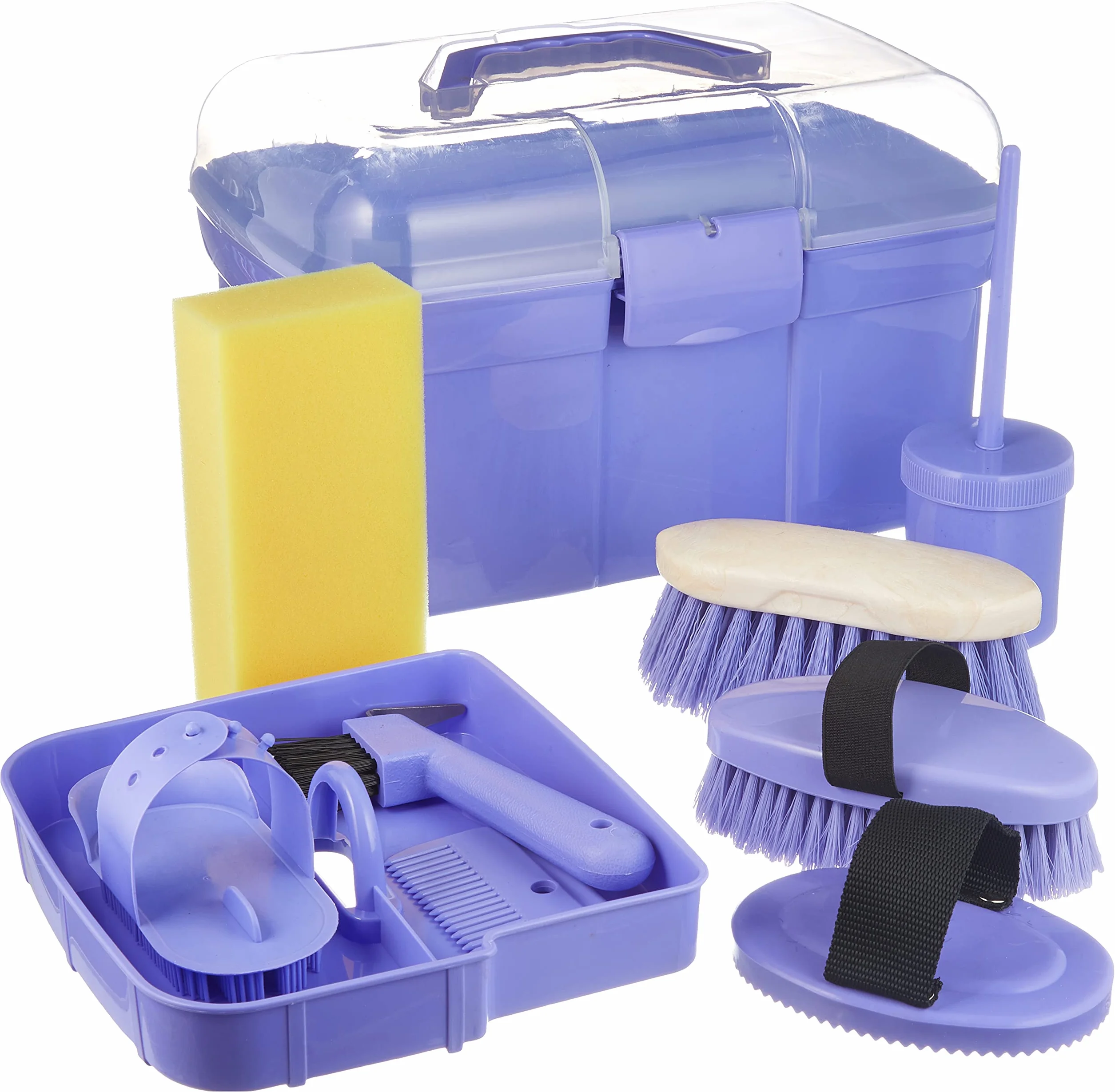 Kerbl Coffre de Pansage Complet pour Enfants Lilas