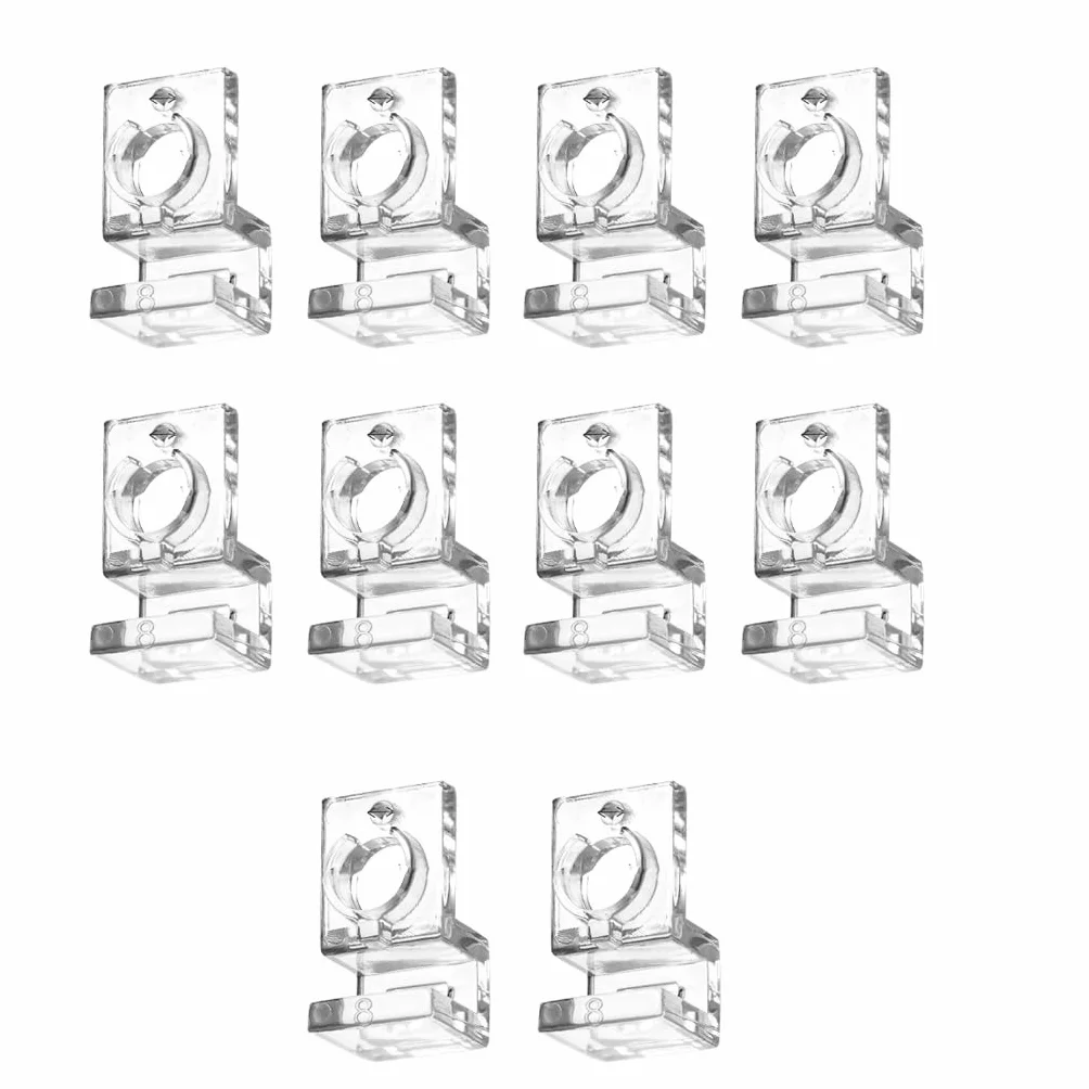 Clips de fixation pour couvercles d'aquarium, lot de 10, épaisseurs multiples