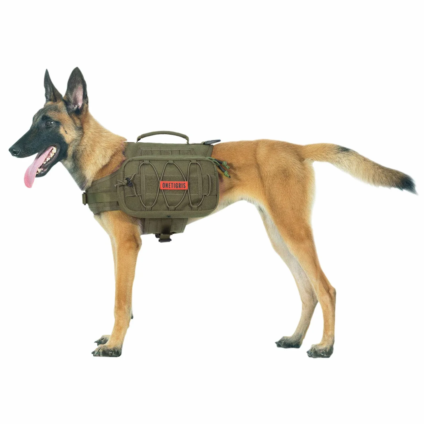 OneTigris Mammoth Sac à Dos pour Chien Version 2.0 - pour Camping, randonnée - Taille M/L