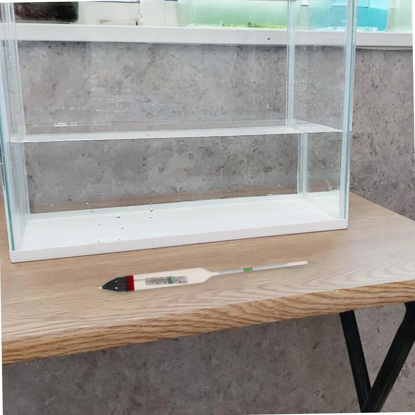 ULTECHNOVO Hydromètre Pour Aquarium Salinomètre En Verre Densimètre Eau Mer