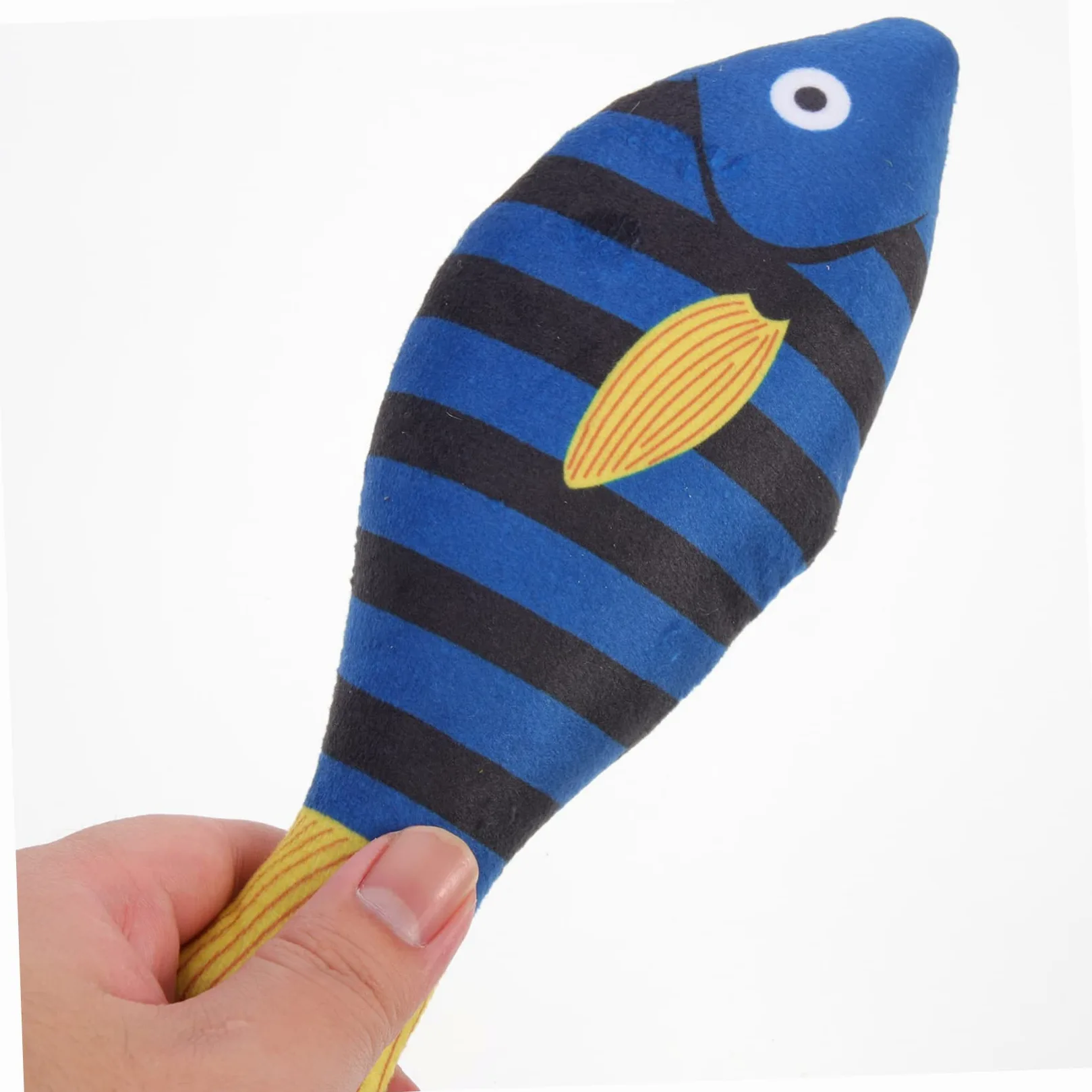 ifundom Jouet en Peluche de Poisson pour Chats D'intérieur Herbe à Chat Naturelle, Jouet à Mâcher pour Chatons pour Stimuler et Divertir