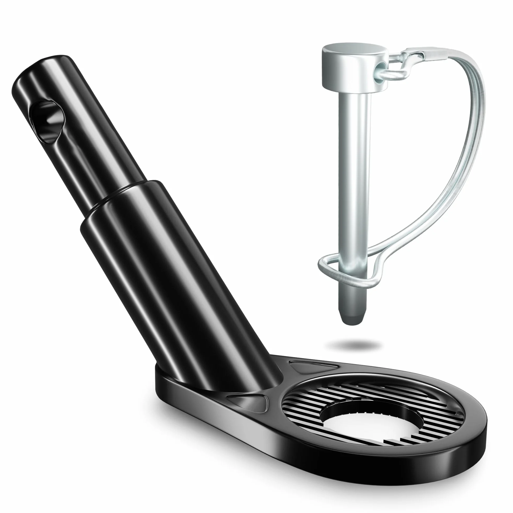 Attelage de Remorque de Vélo 11.5 mm, Adaptateur pour Remorque pour Chien, Noir