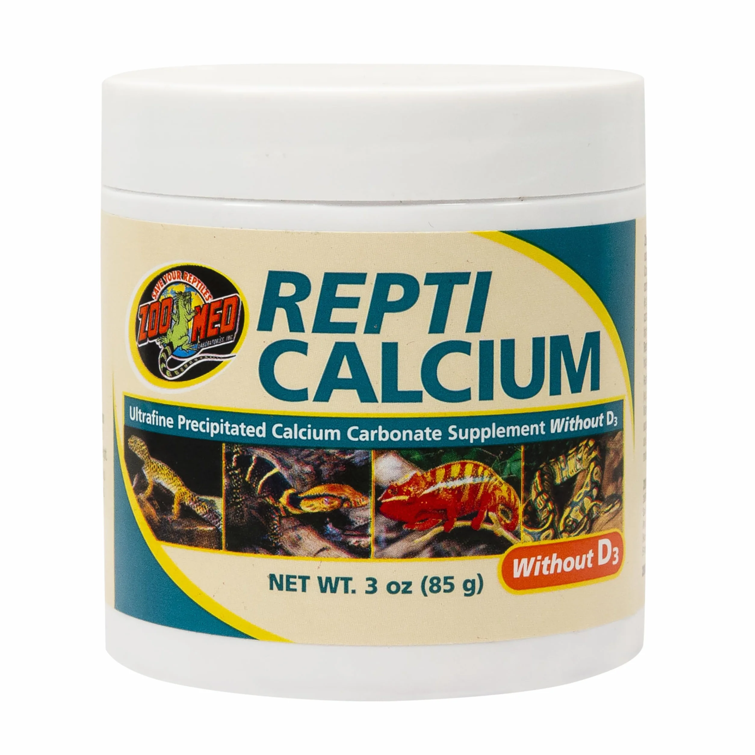 Zoo Med Repti Calcium sans D3 Complément pour Reptile 85 g