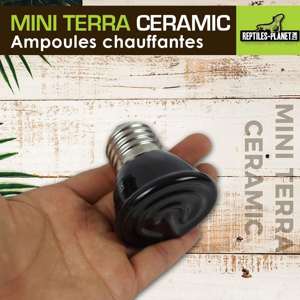 Ampoule Chauffante pour Reptiles Reptiles Planet Mini Terra Ceramic 20 W