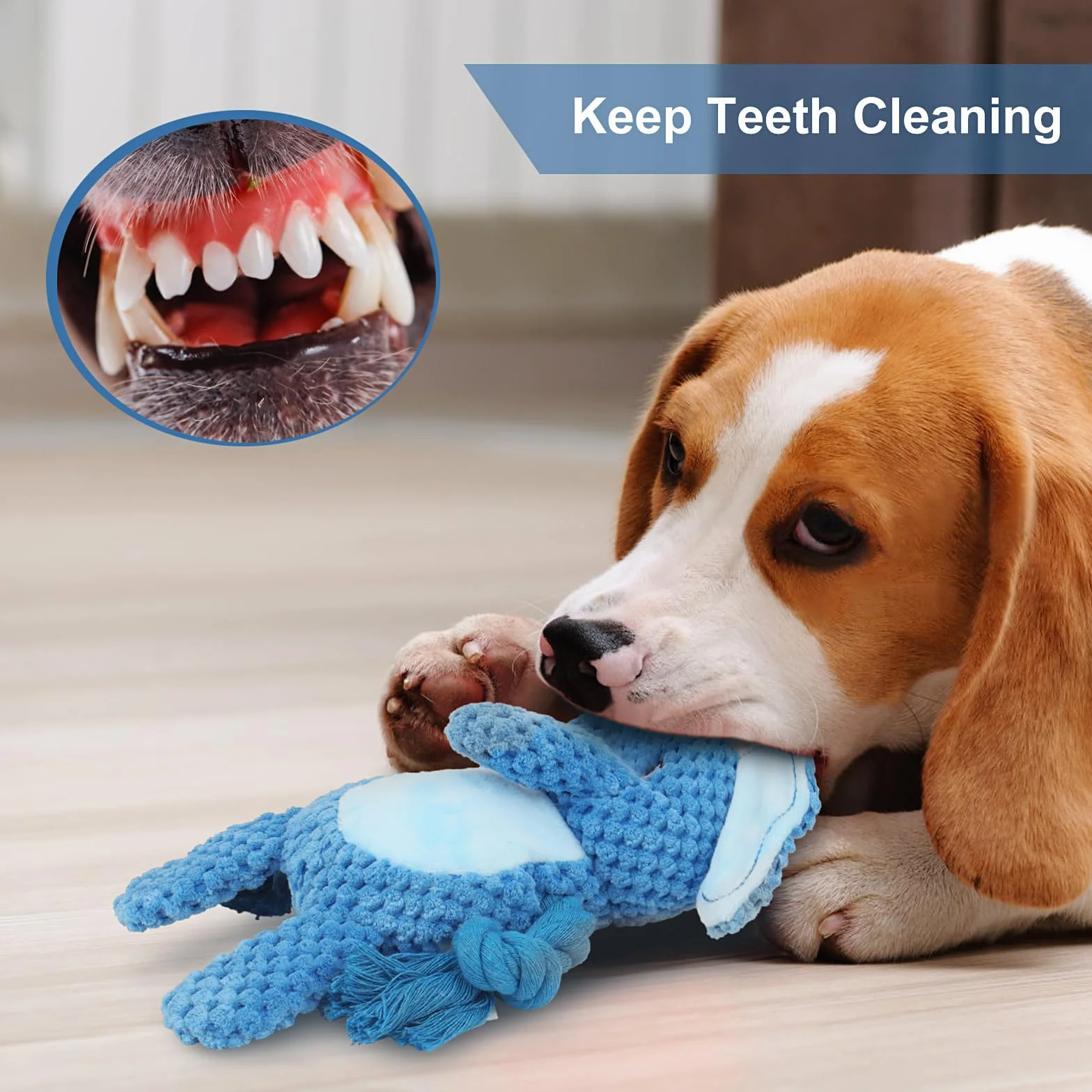Jouets pour chien couineurs avec papier froissé, peluche à mâcher, corde coton interactif pour chiot petit moyen
