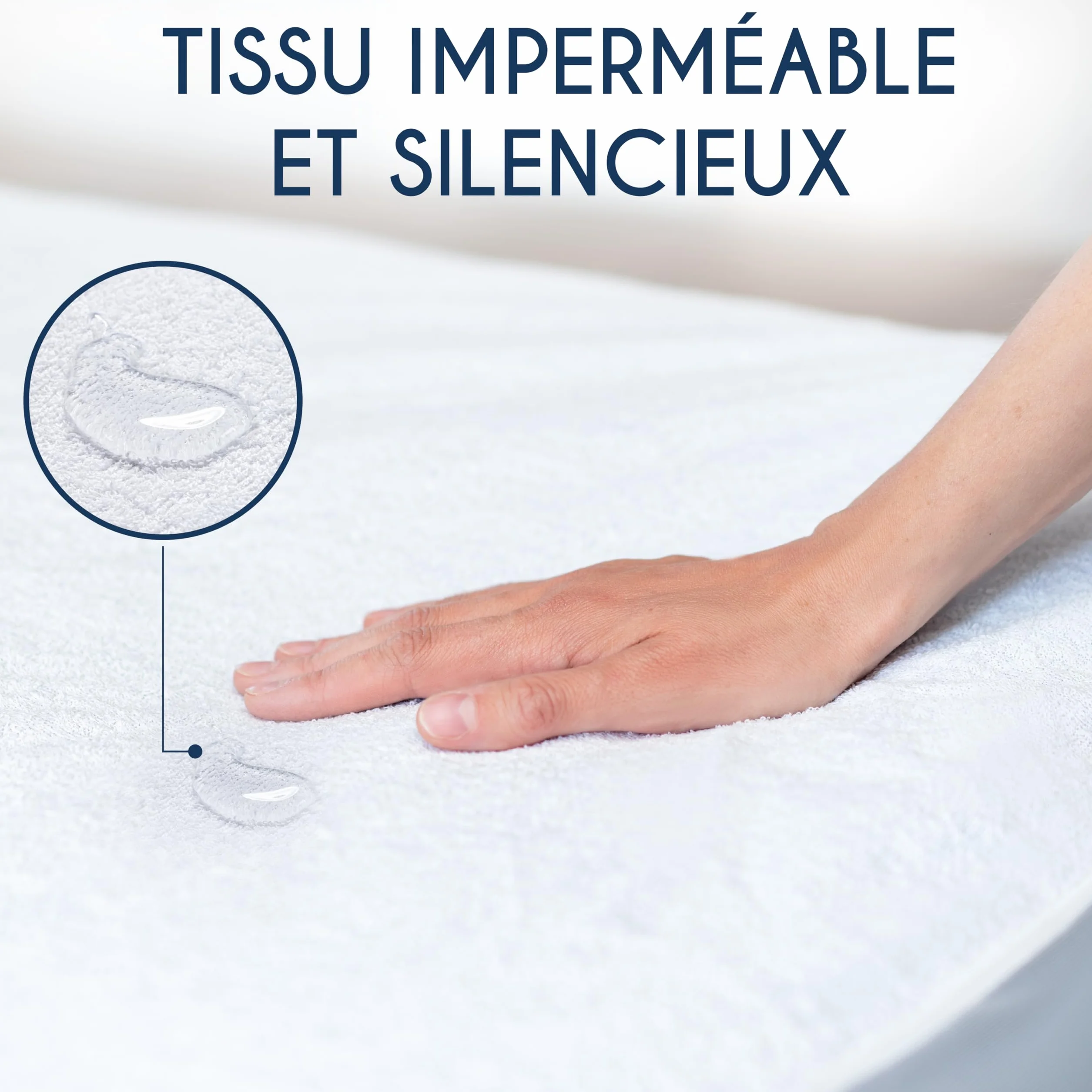 Dreamzie Protege Matelas 140x190 cm Imperméable Hypoallergénique Respirante Certifiée Oeko-Tex