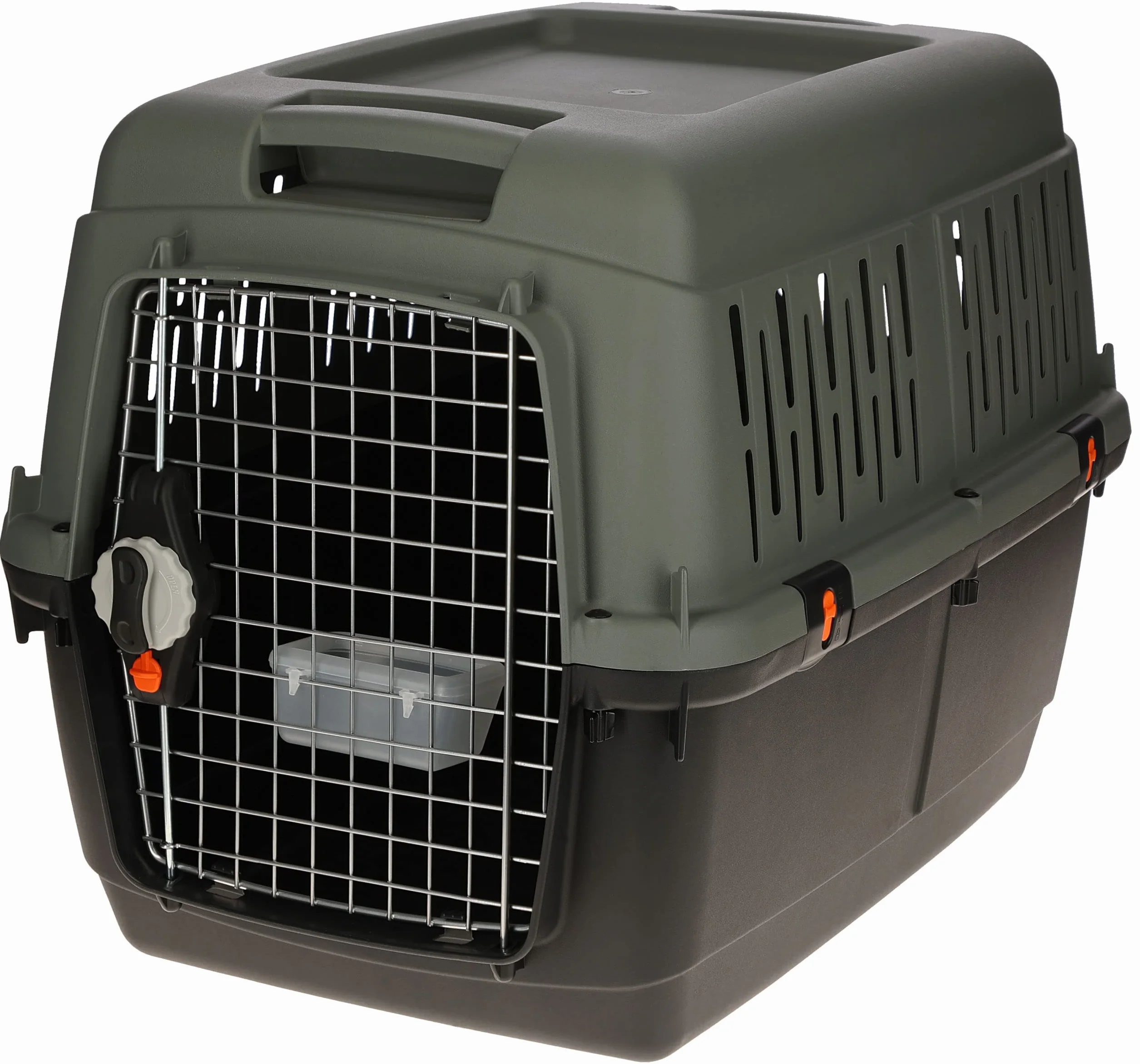 Kerbl Pet Cage de Transport Eco 70 x 50 x 51,5 cm Plastique 8-25 kg Chiens Porte métallique