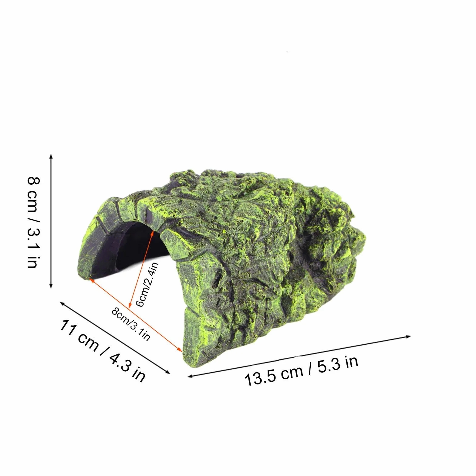 Abri pour Tortue en Résine avec Plateforme Basking et Cachette Intégrée