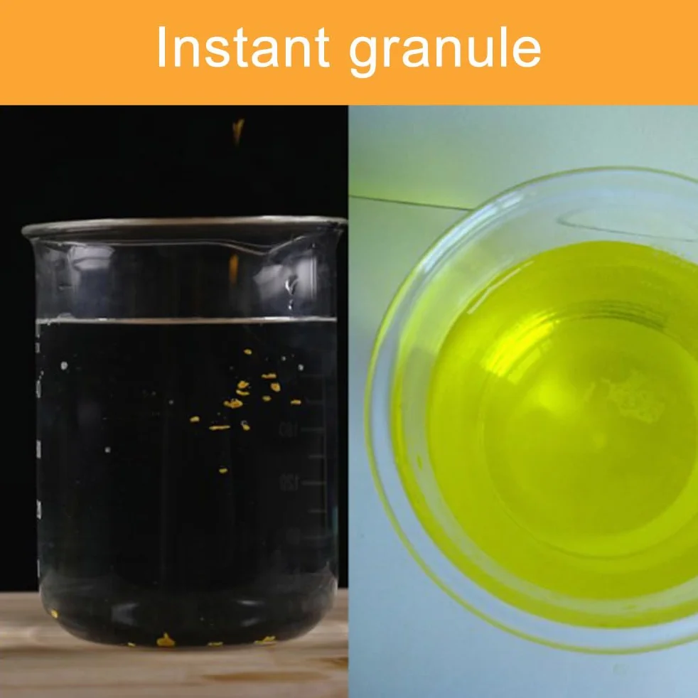 Alomejor Poudre Jaune Instantanée pour Aquarium 65 G Traitement Infections Poissons