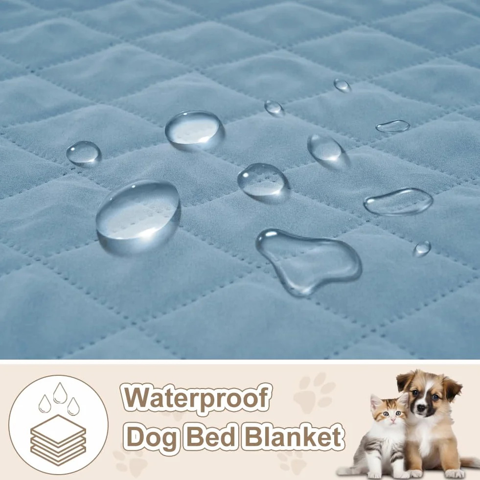 Housse de canapé imperméable réversible lavable Aomig 50x80 cm pour animal de compagnie