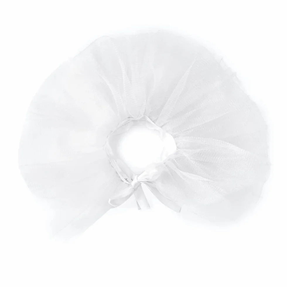 Jupe tutu colorée pour chien robe anniversaire blanc M