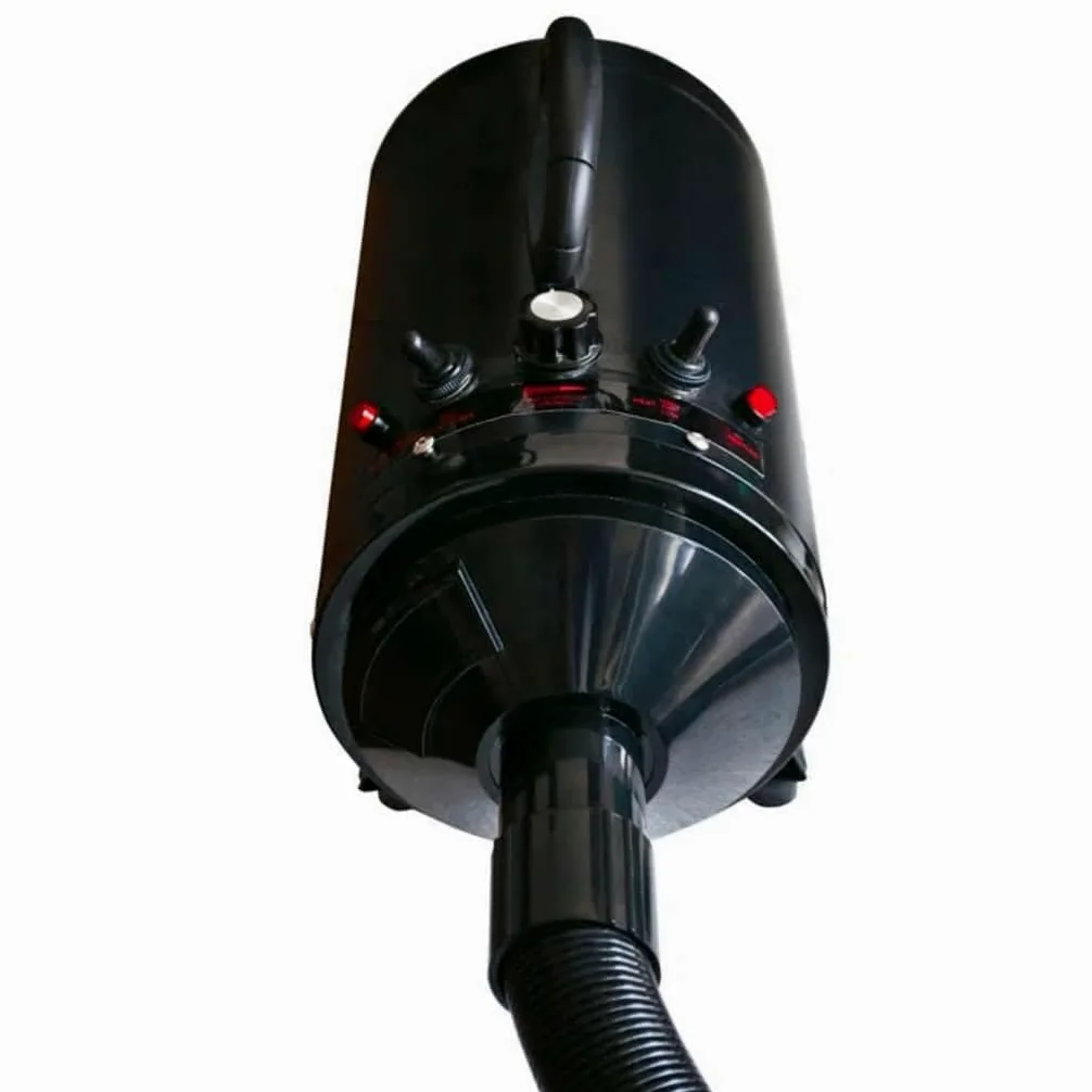 vidaXL Sèche-cheveux pour chien avec 3 buses Noir 2400 W