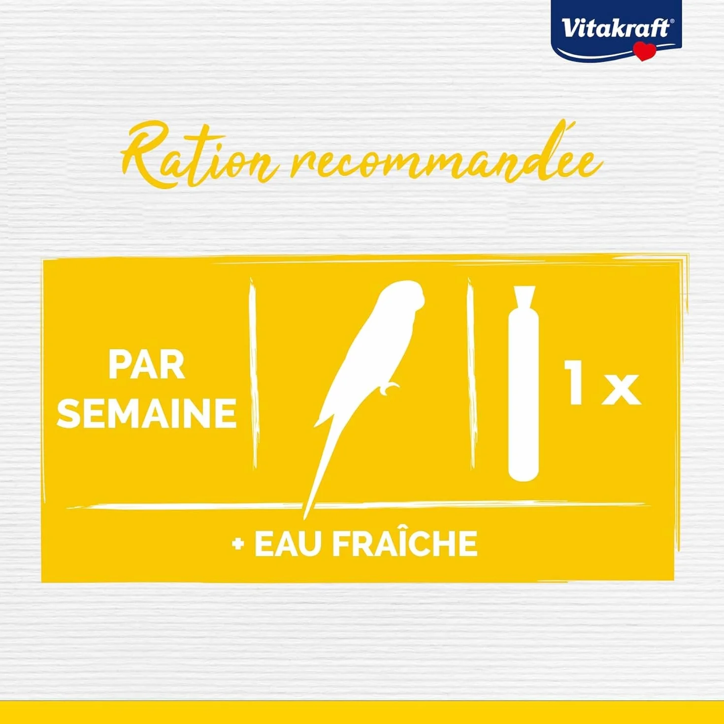 VITAKRAFT Kräcker Bâtonnets À L’Œuf Et Graines D’Herbe pour Perruches Et Exotiques, Format Économique, sans Sucre Ajouté (1X 54G)