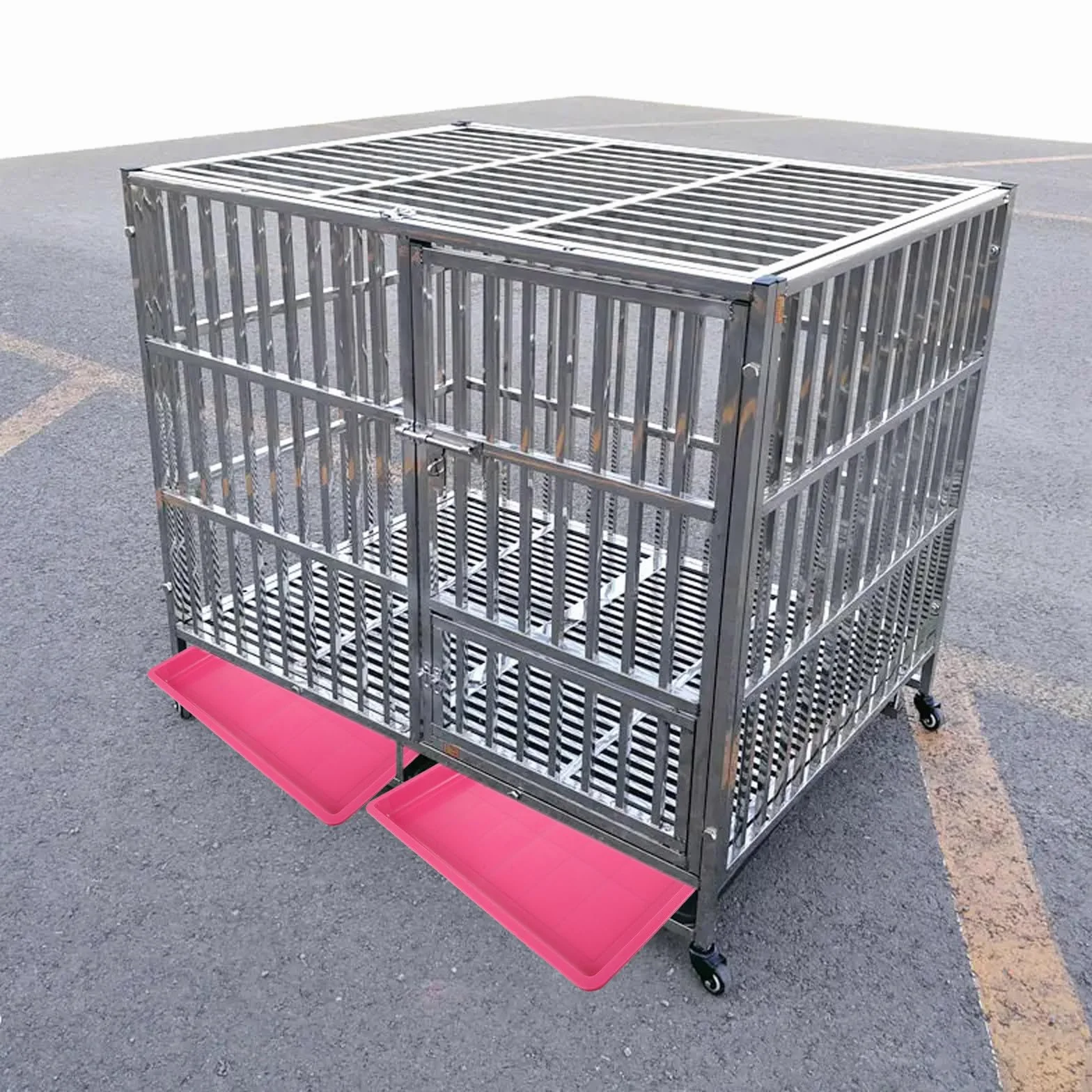 Plateau de Cage en Plastique Antidérapant 60x40 cm pour Lapins et Petits Animaux