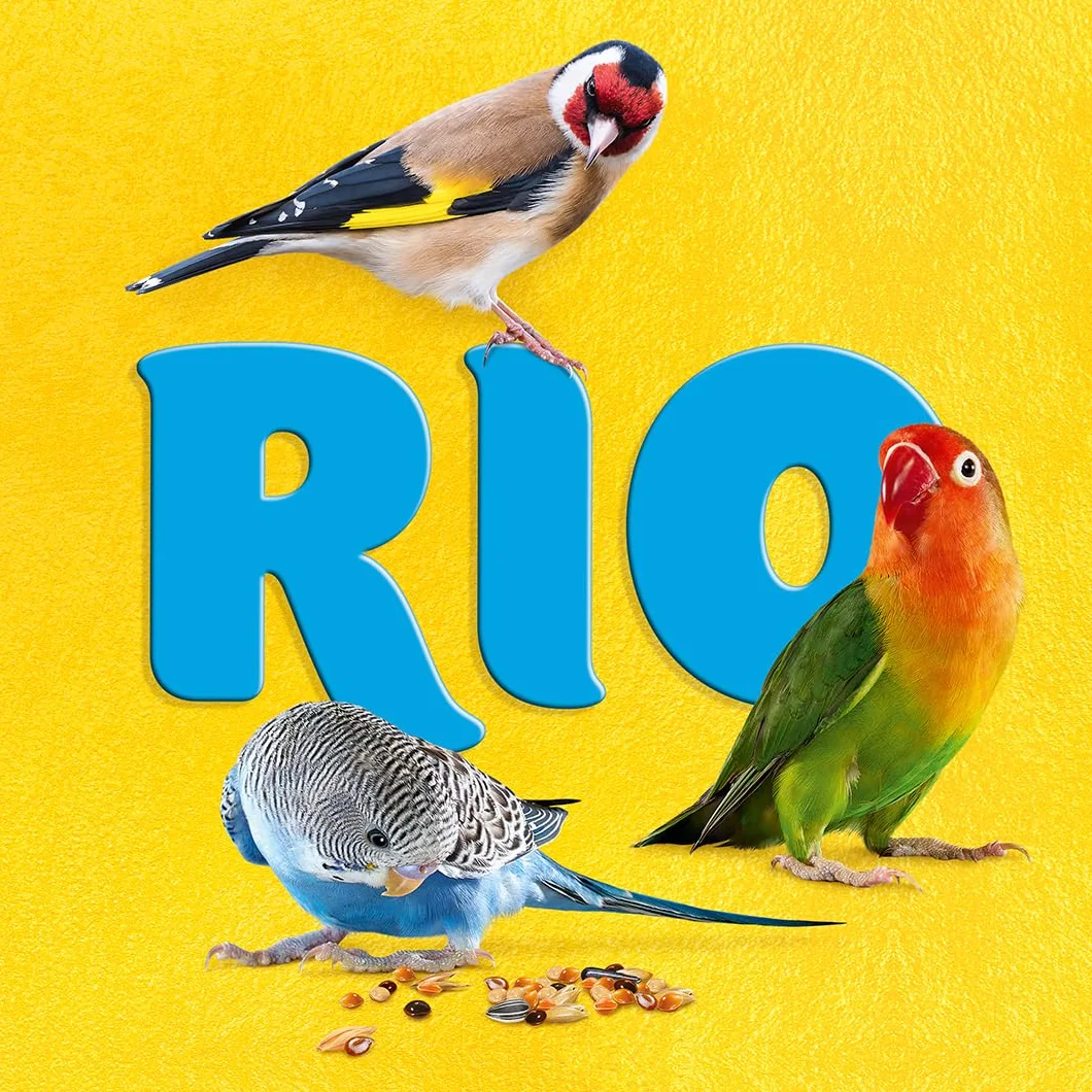 RIO Biscuits aux Baies Sauvages 4 x 35 g Aliment complémentaire pour Oiseaux d’Ornement