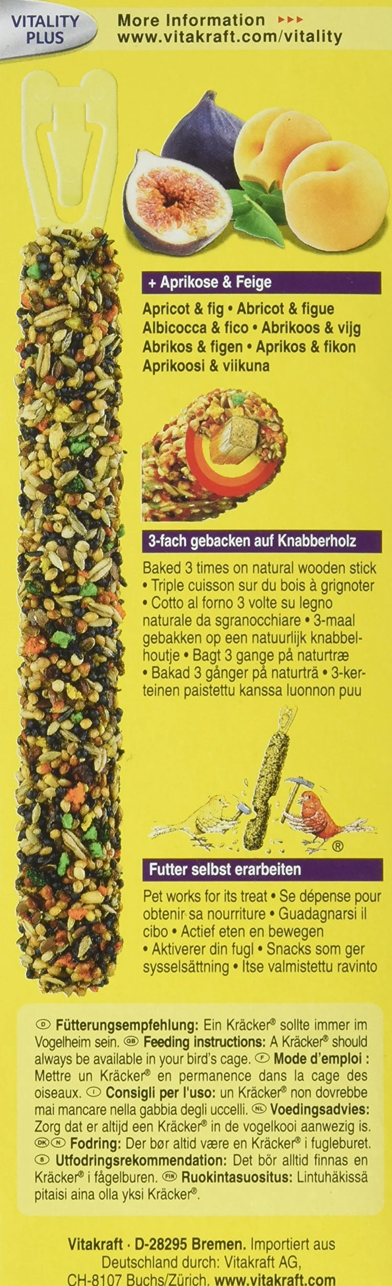 Vitakraft Kräcker Canaris Abricot & Figue