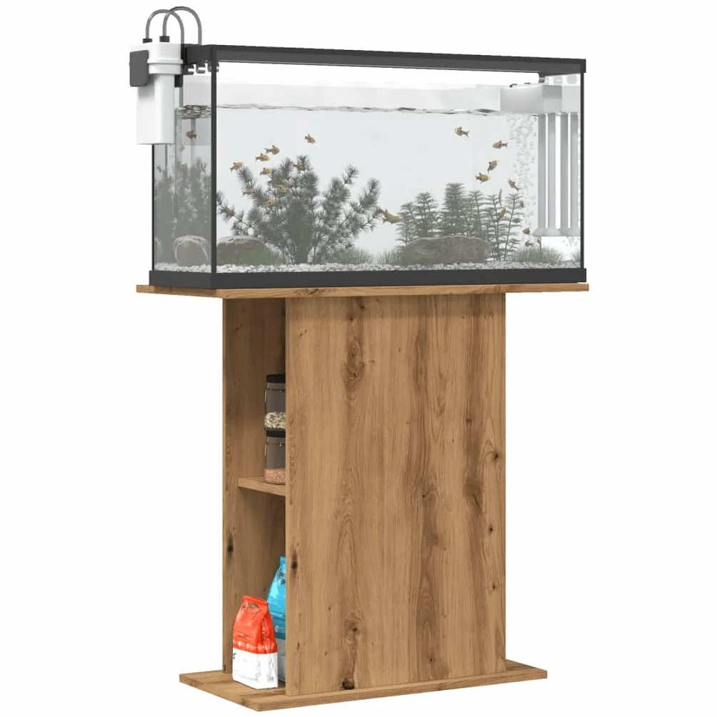 Tomostar Meuble pour Aquarium 36x75x72,5cm Bois Artisanal
