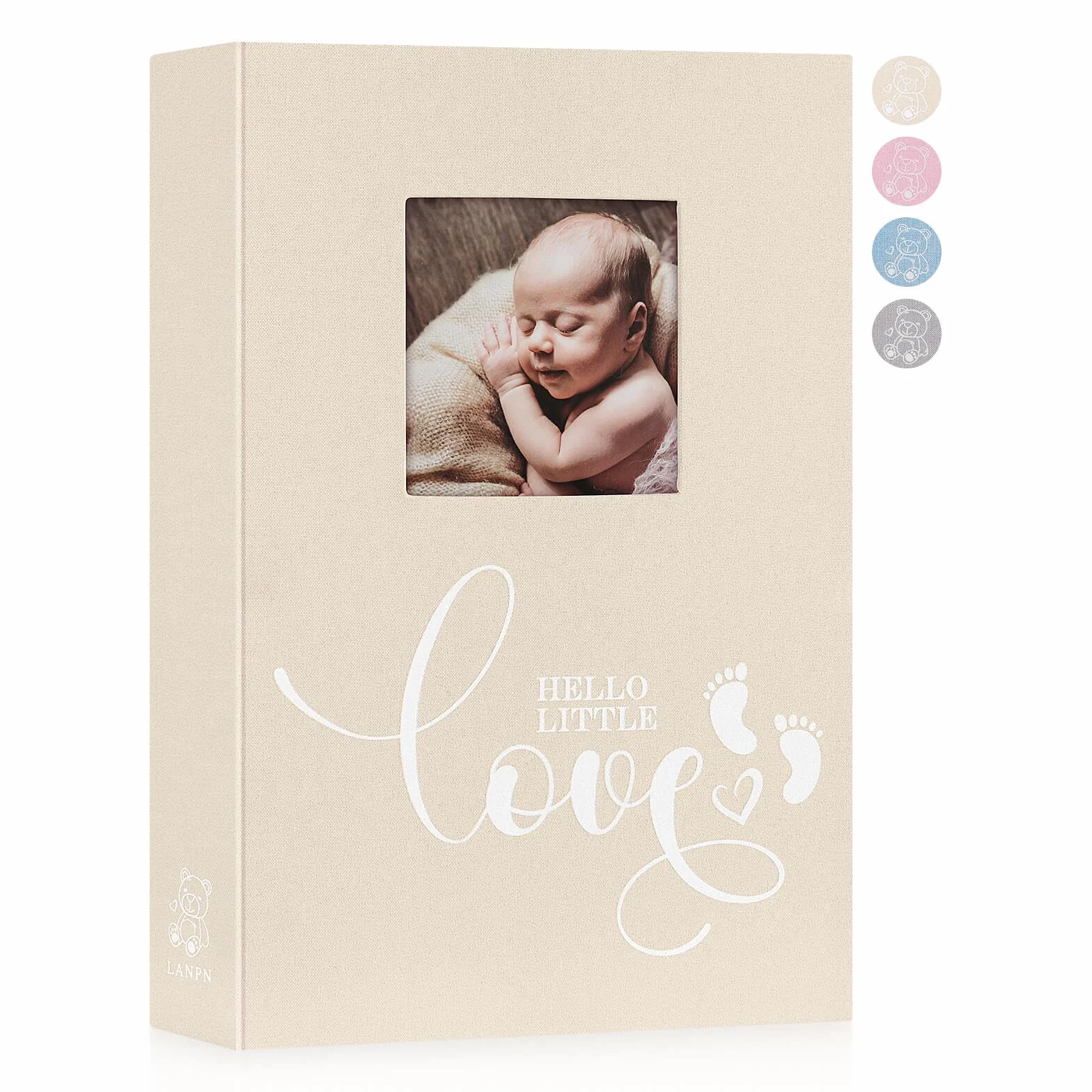 Album Photo Bébé 10x15 300 Pochette, Livre Photo Enfant, Beige